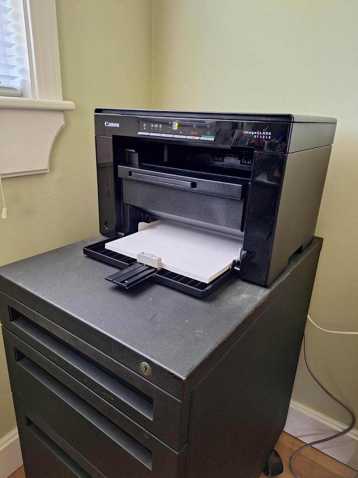 Canon imageCLASS MF3010 VP - Wired Monochrome Multifunction Laser Printer with Scanner, Copier, USB Cable Included, Up To 2,300 Page Toner Yield in Box, 19 PPM, Black customer photo 2