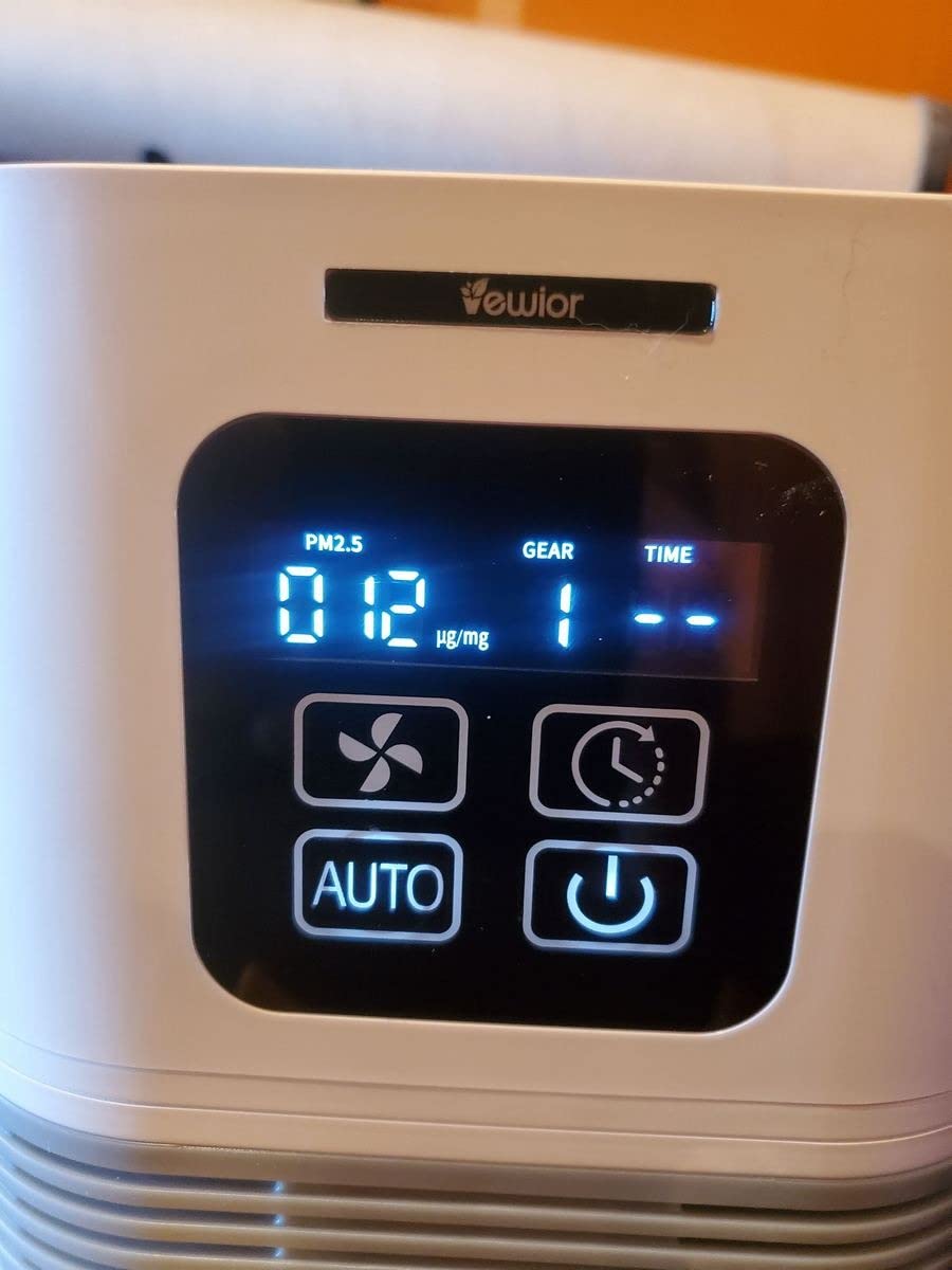 VEWIOR Air Purifiers for Home, Air Purifiers for Large Room up to 1200 sq.ft, H13 True HEPA Air Filter with Fragrance Sponge 6 Timers Quiet Air Cleaner for Pet Dander Wildfire customer photo 1