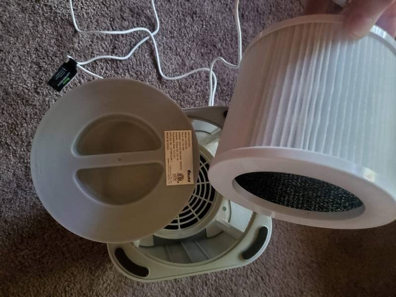 VEWIOR Air Purifiers for Home, Air Purifiers for Large Room up to 1200 sq.ft, H13 True HEPA Air Filter with Fragrance Sponge 6 Timers Quiet Air Cleaner for Pet Dander Wildfire customer photo 2