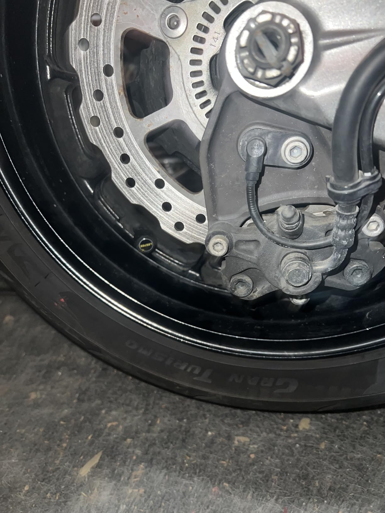 leepee Motorcycle Tire Pressure Monitoring System with 2 External Sensors customer photo 2