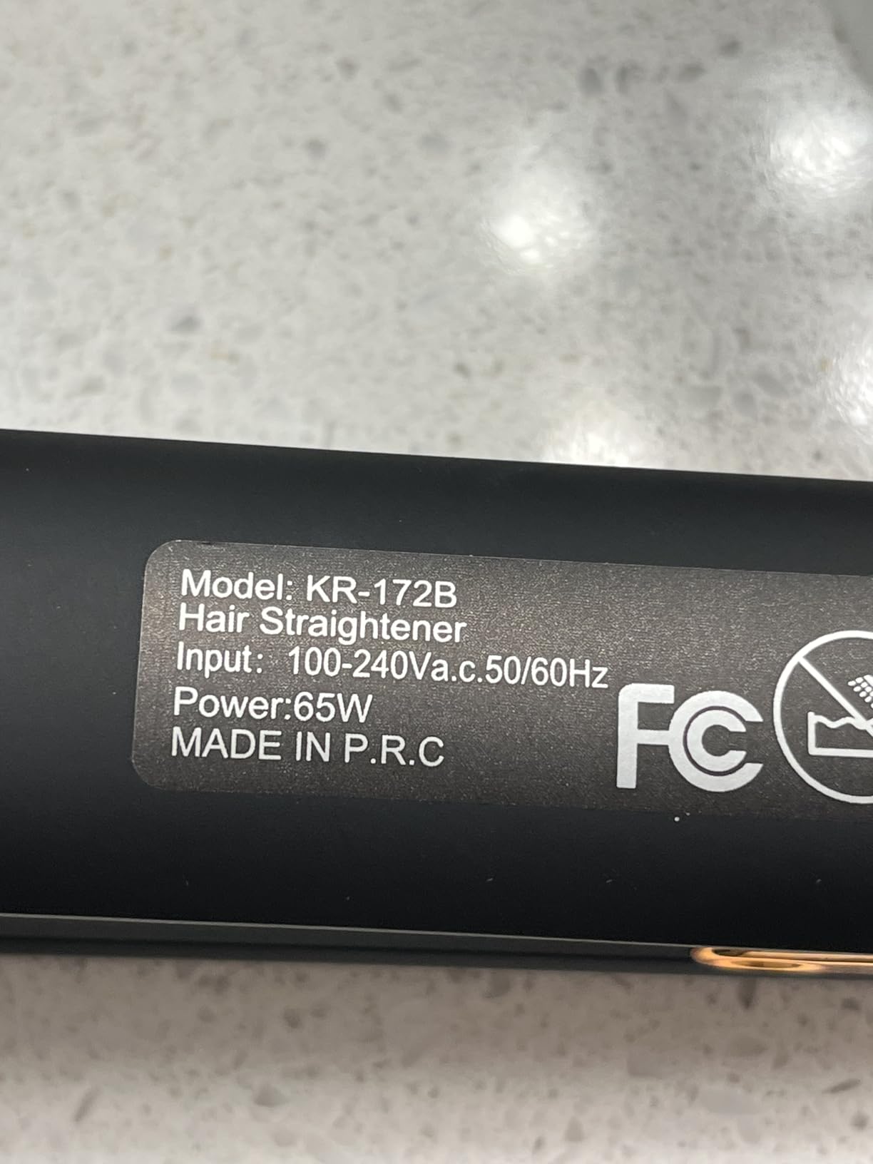 ELLA BELLA Ceramic Flat Iron Hair Straightener • Professional Straightening Iron • Digital Display to Accurately Control Temperature • As Featured in Good Housekeeping customer photo 1