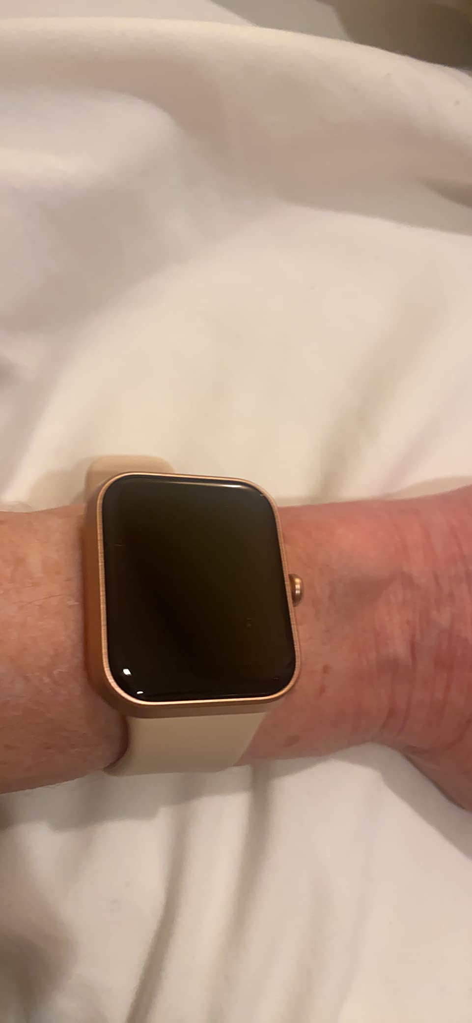 SKG Smart Watch for Women, Fitness Tracker with 5ATM Swimming Waterproof, Sleep Monitor, 1.7'' Touch Screen, V7 Pink customer photo 2