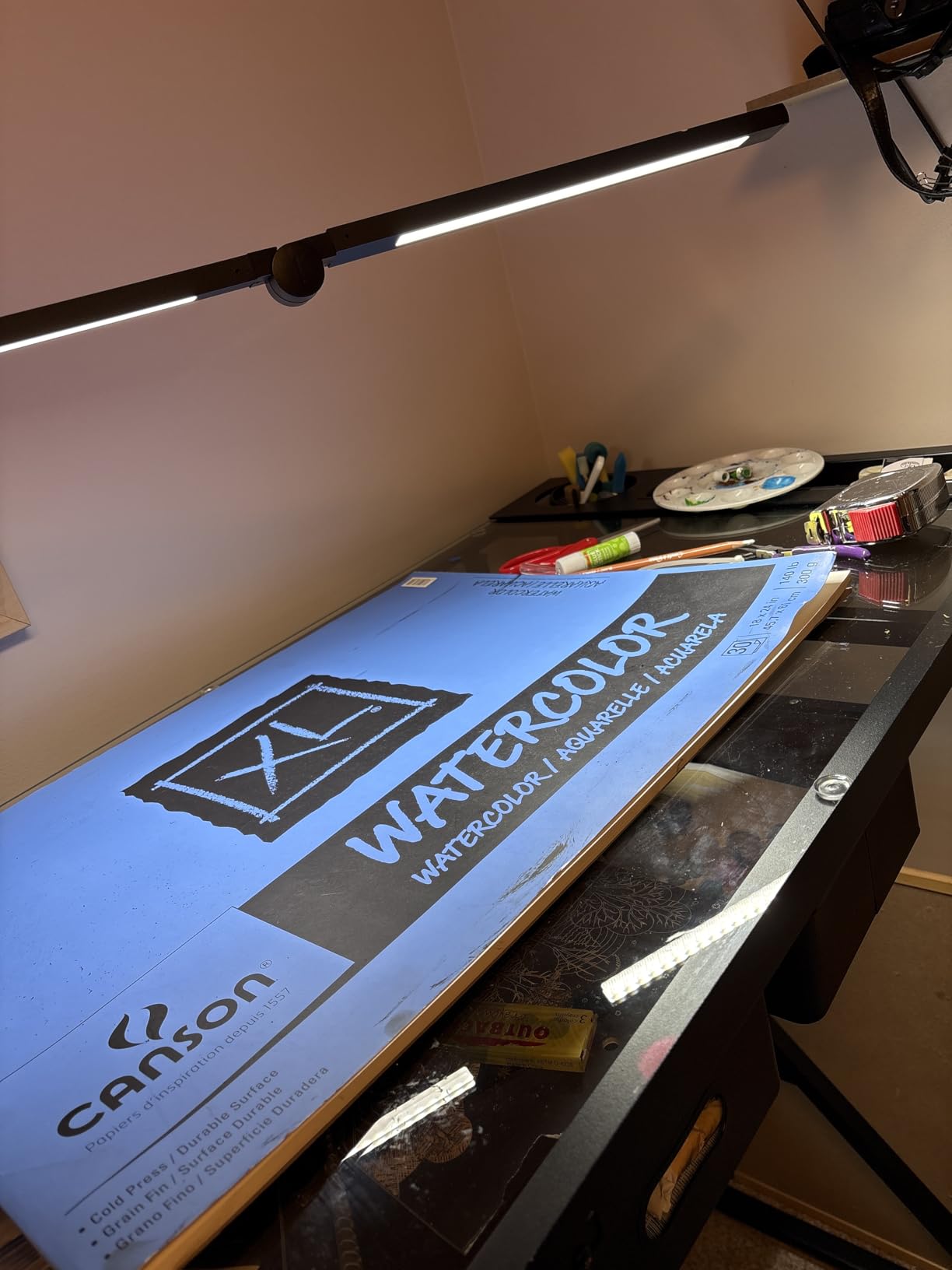 LED Desk Lamp with Clamp, Architect Desk Lamp with Dual Light and Adjustable Swing Arm, Clip-on Eye-Care 4 CCT Modes & 5 Brightness Levels Table Light Modern Computer Lighting for Home Office customer photo 2