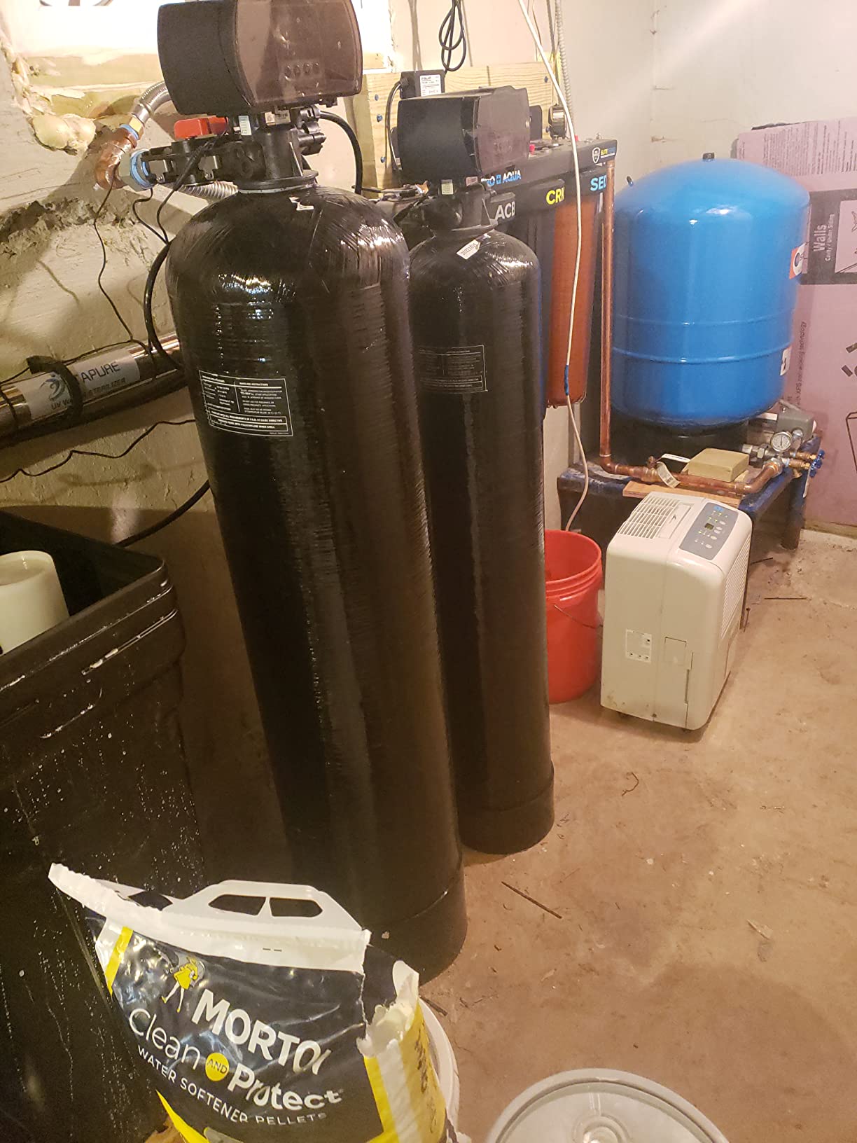 PRO+AQUA Elite 5-Stage Whole House Water Softener and Filter Bundle System for Well Water | Reduces Heavy Metals, Iron, Sulfur, Sediment, Chlorine, and More | Ideal for 3-4 Bathrooms (+ RO System) customer photo 2