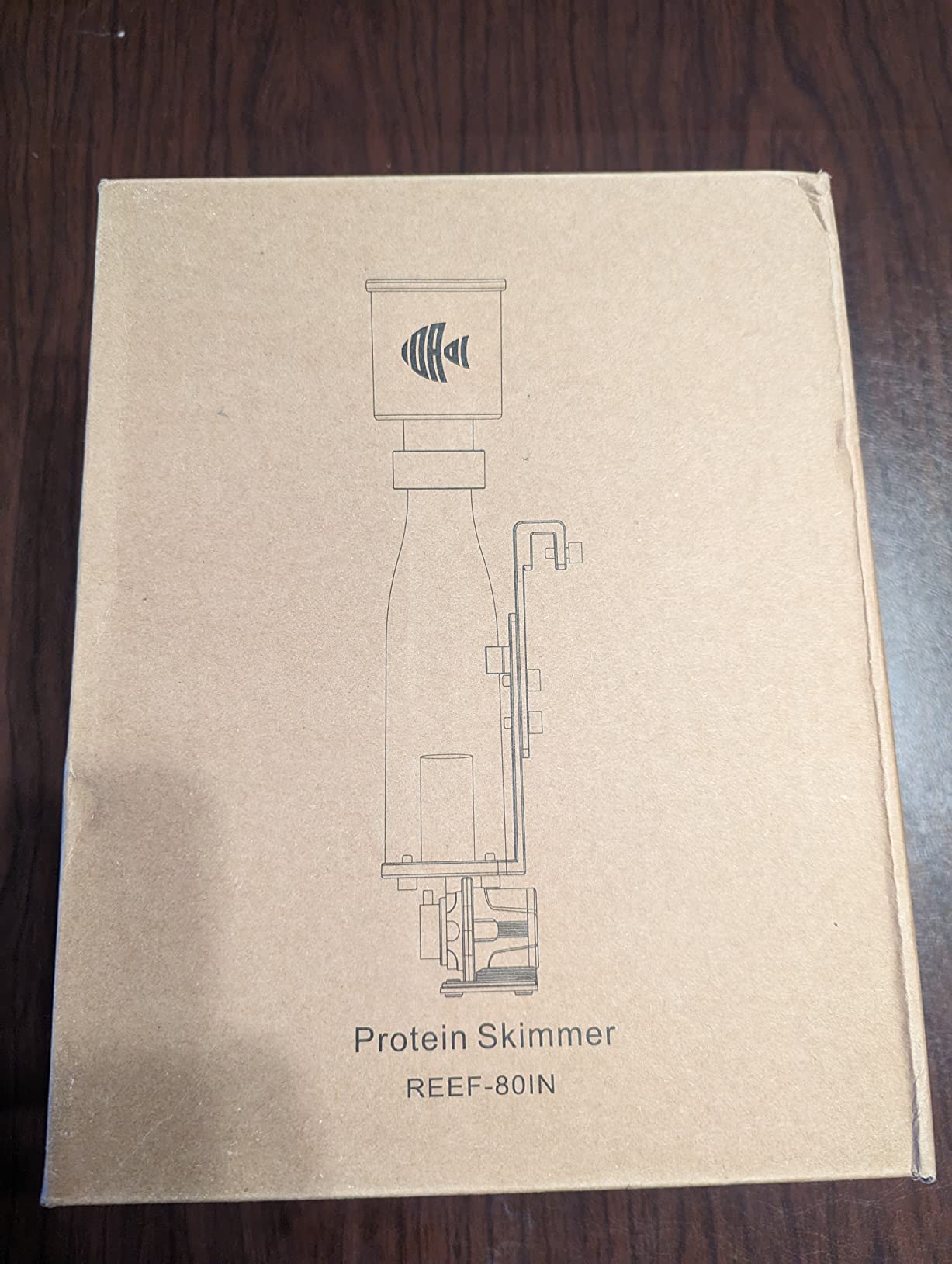 Protein Skimmers for Saltwater Aquariums, Hang On Protein Skimmer for Fish Tanks up to 80 Gallons, DC Pinwheel Pump with Controller, Not for Rimmed Tank customer photo 1