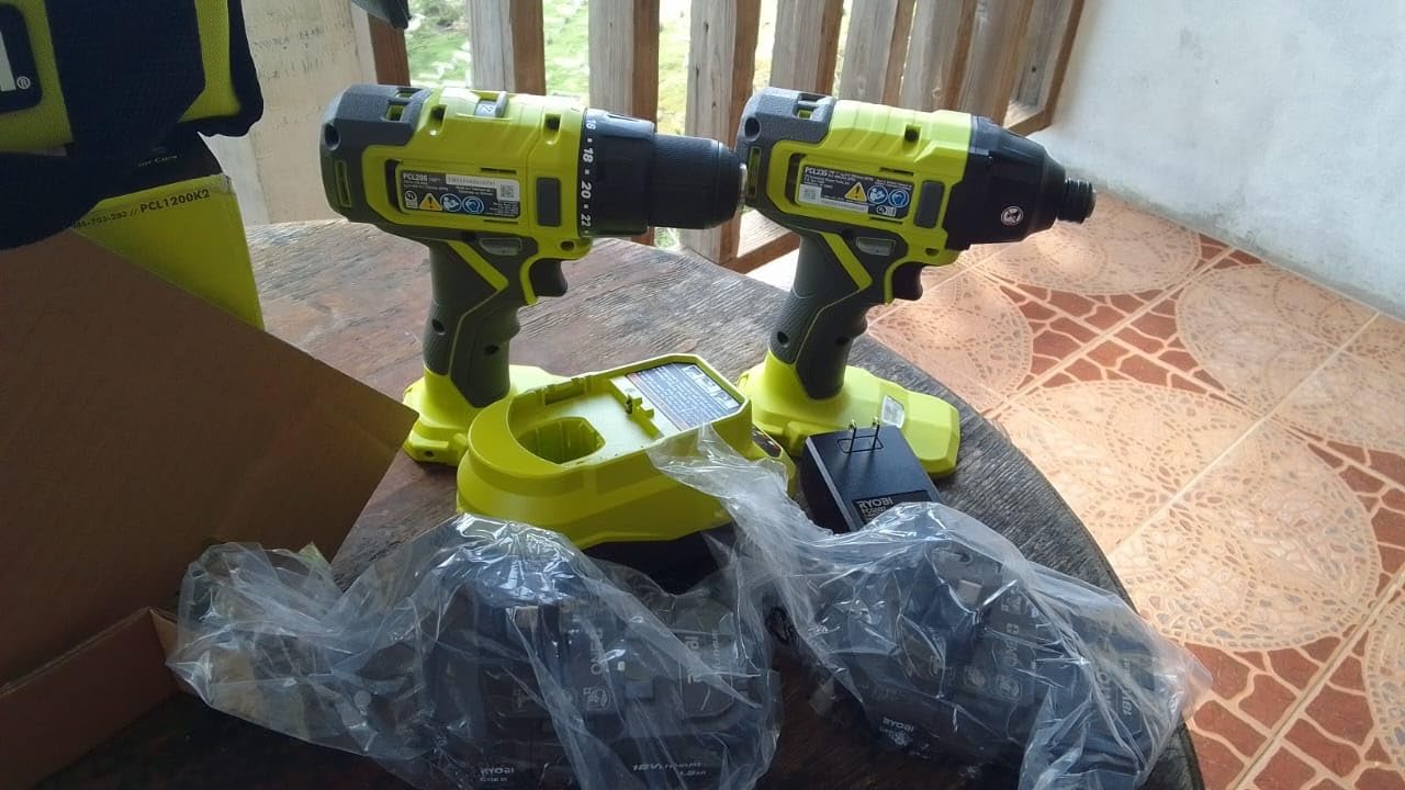 Ryobi ONE+ 18V Cordless 2-Tool Combo Kit with Drill/Driver, Impact Driver, 2 1.5 AH Batteries and Charger customer photo 2
