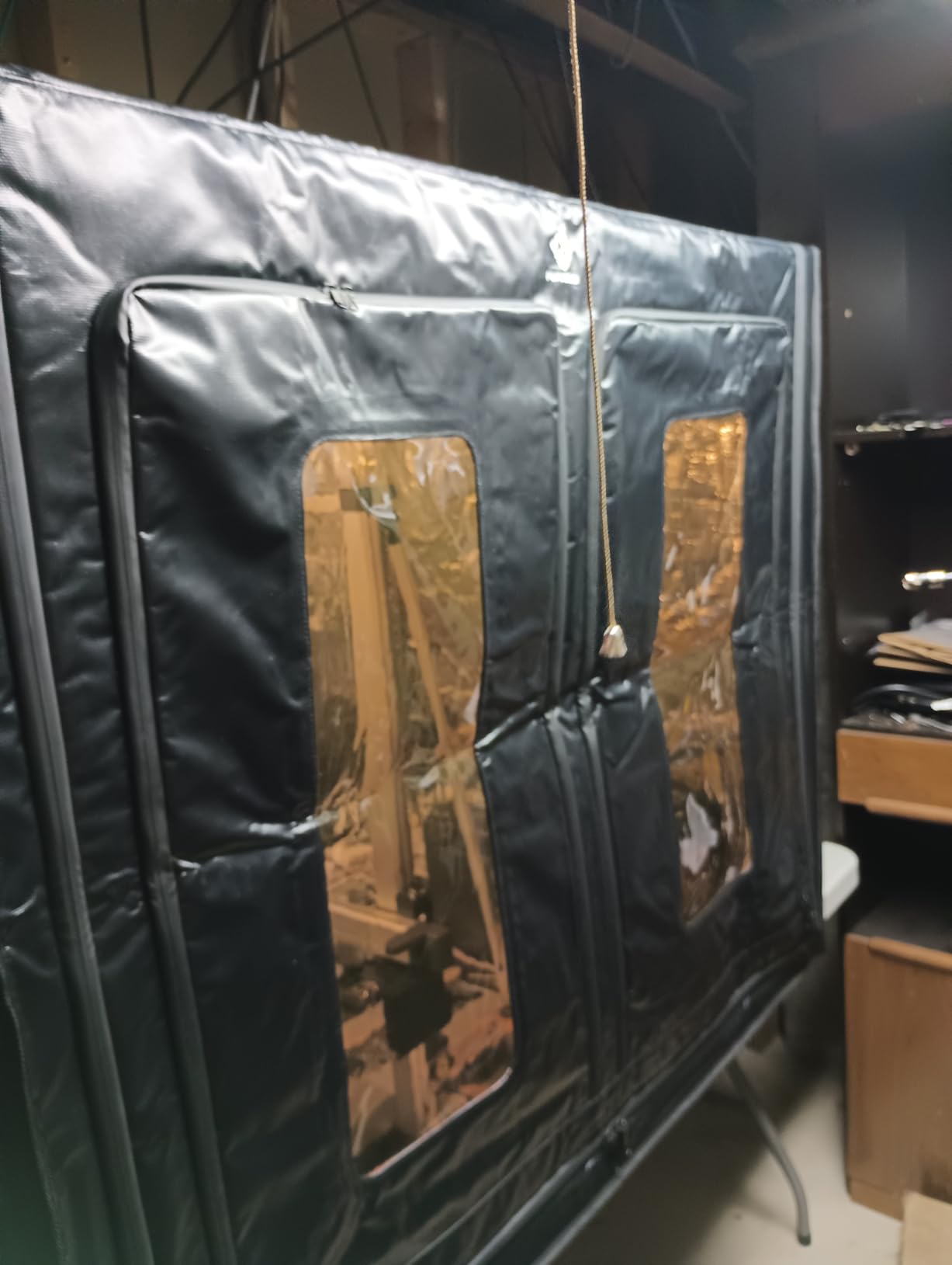 3D Printer Enclosure with Ventilation Kit - Thermal Insulation Cover & Fume Extraction Tent for FDM/DLP/SLA/LCD 3D Printers (Size 800x1000x1200mm) customer photo 2