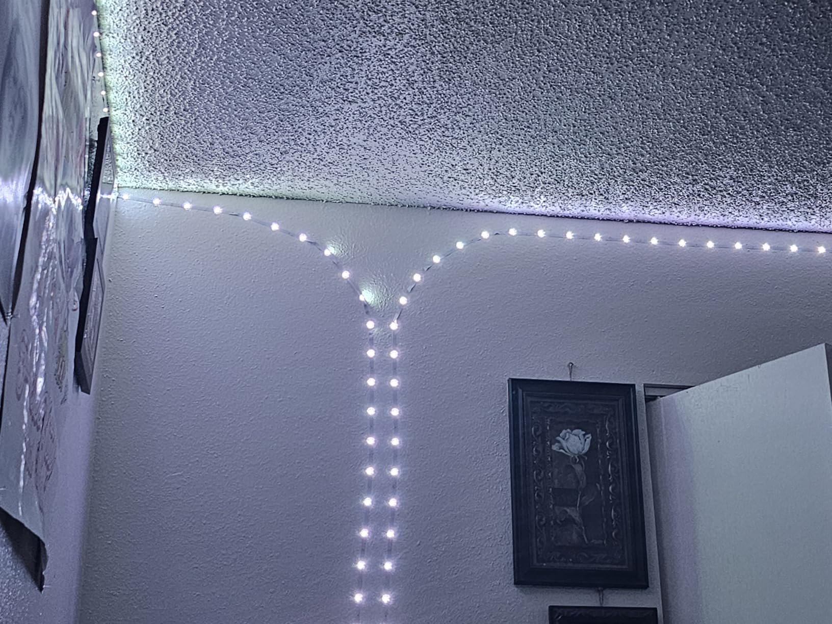 Keepsmile 100ft Led Strip Lights (2 Rolls of 50ft) Bluetooth Smart App Control Music Sync Color Changing RGB Led Light Strip with Remote customer photo 1