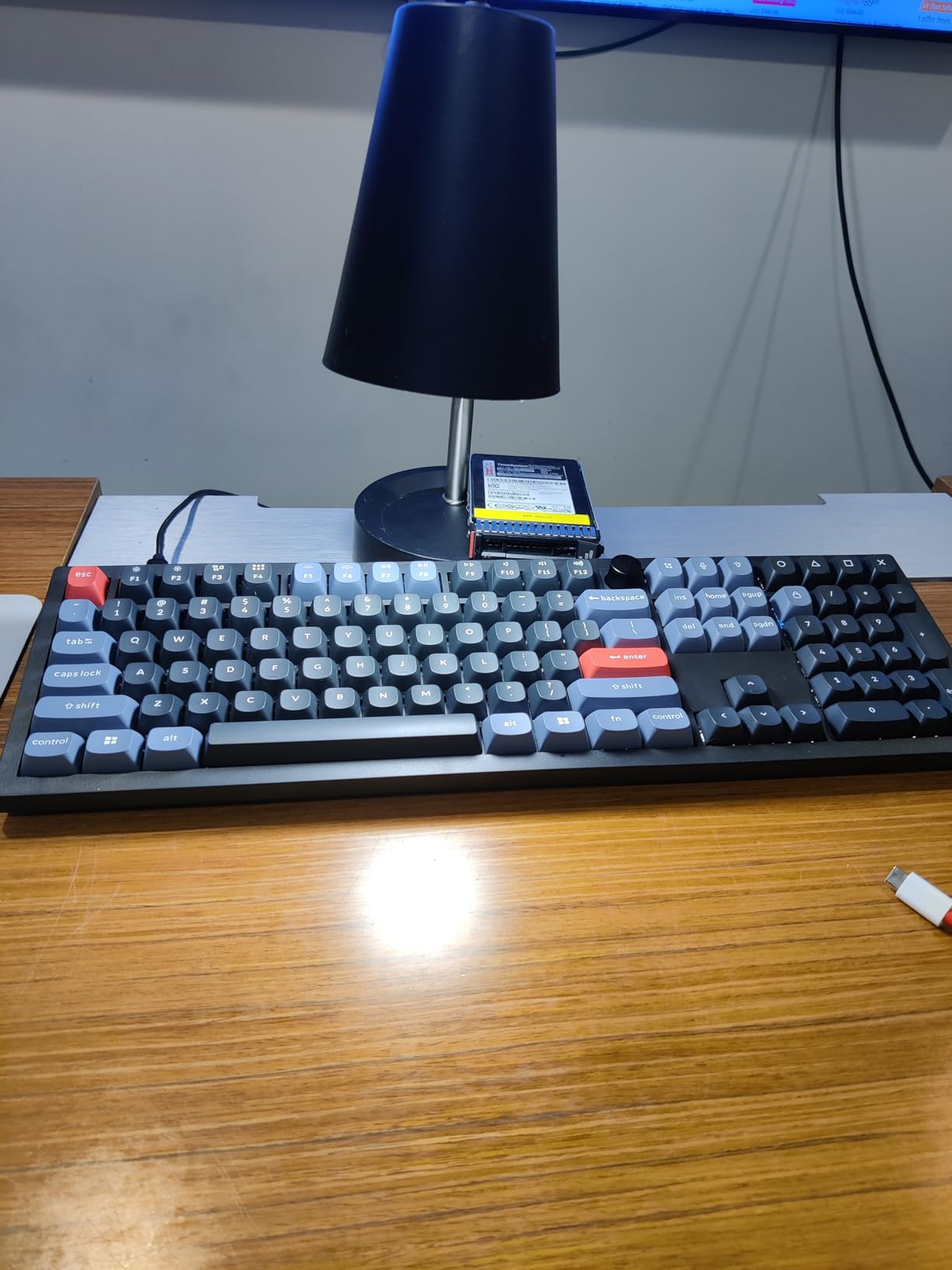 Keychron V6 Wired Custom Mechanical Keyboard Knob Version, Full-size QMK/VIA Programmable Macro with Hot-swappable Keychron K Pro Brown Switch Compatible with Mac Windows Linux Black (Non-Transparent) customer photo 1