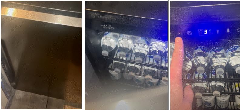 Wine and Beverage Refrigerator Under Counter, 24 Inch Dual Zone customer photo 1