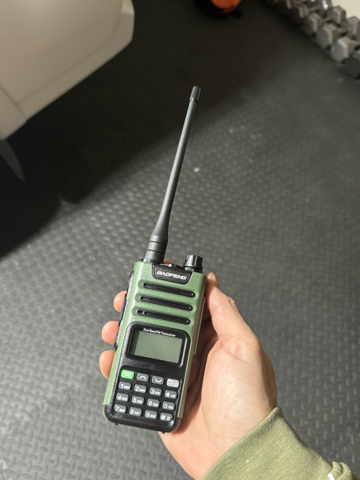 BAOFENG GMRS Radio Handheld Long Range GM-15 Pro 8W Walkie Talkie with Earpiece NOAA Weather Receiver, 2-Pack customer photo 1