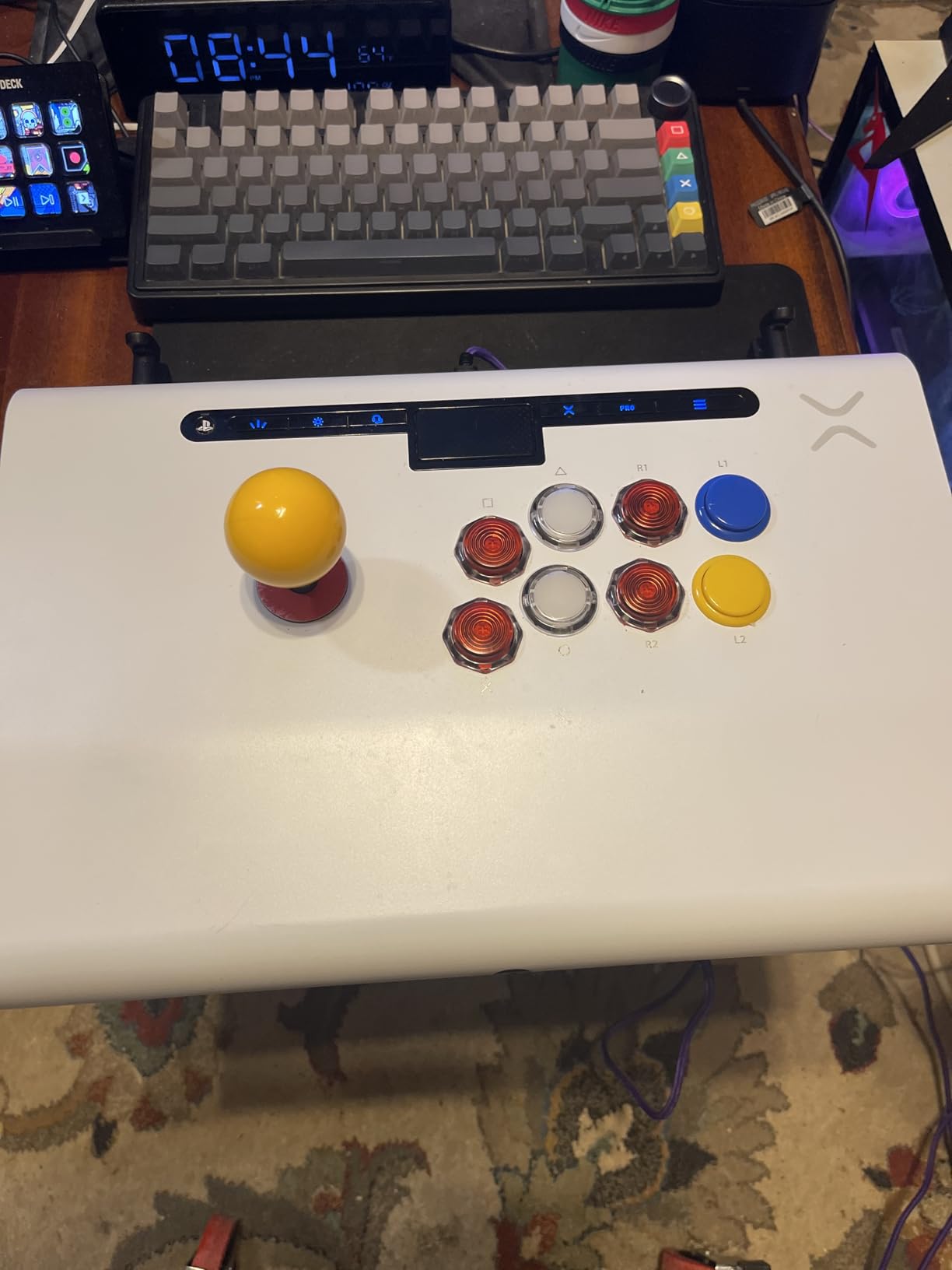 Victrix Pro FS Playstation Esports Fight Stick for PS4, PS5, PC, Durable Aluminum, Sanwa Denshi Buttons, Ergonomic Wrist Slope, Detachable Joystick, Tournament Grade for Fighting Games (White) customer photo 1