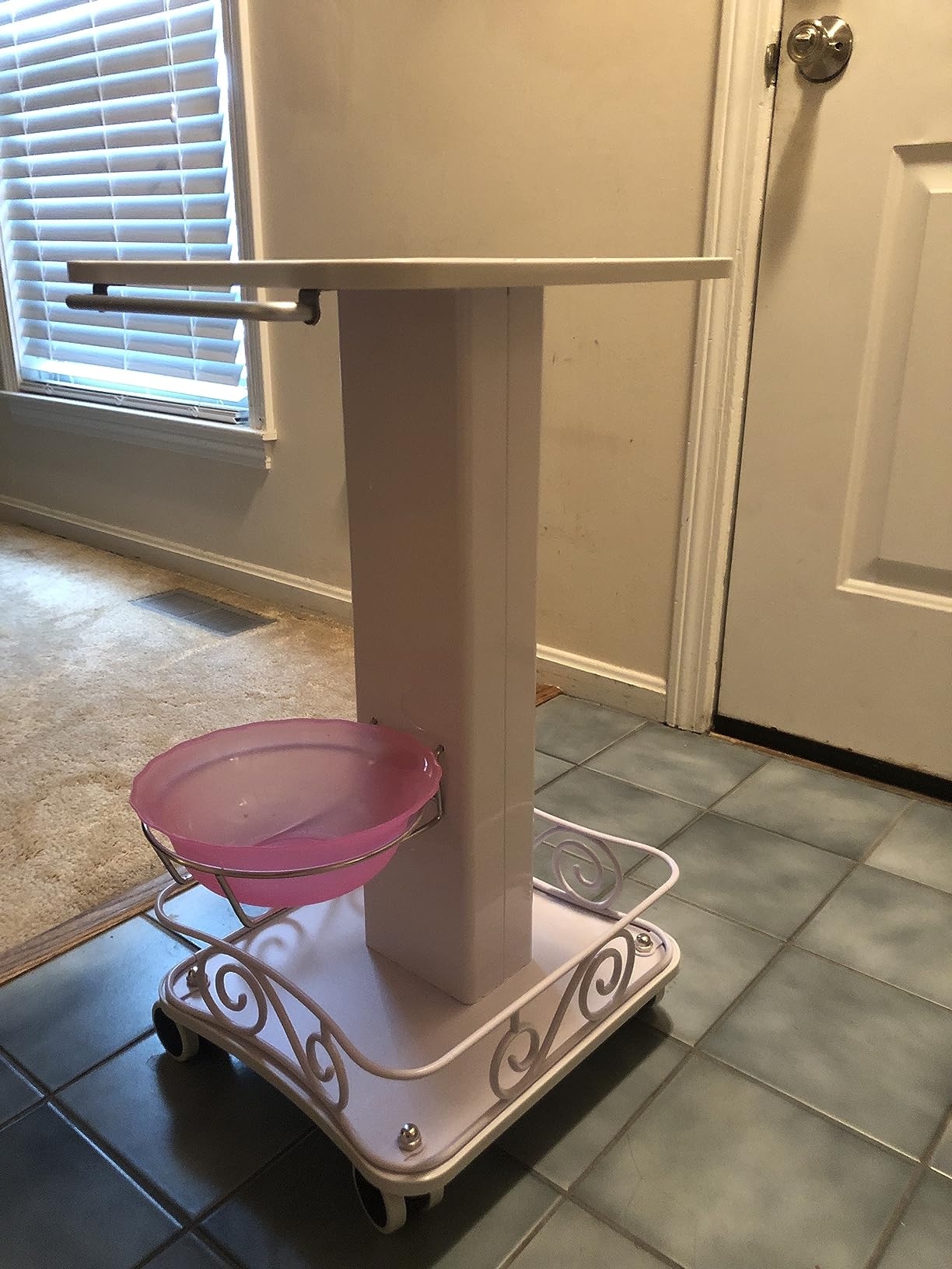 New Upgrade Beauty Trolley w/110V Socket & Handle - 3 Tier Rolling Cart - Esthetician Cart for Spa, Salon, Load 135Lbs customer photo 2