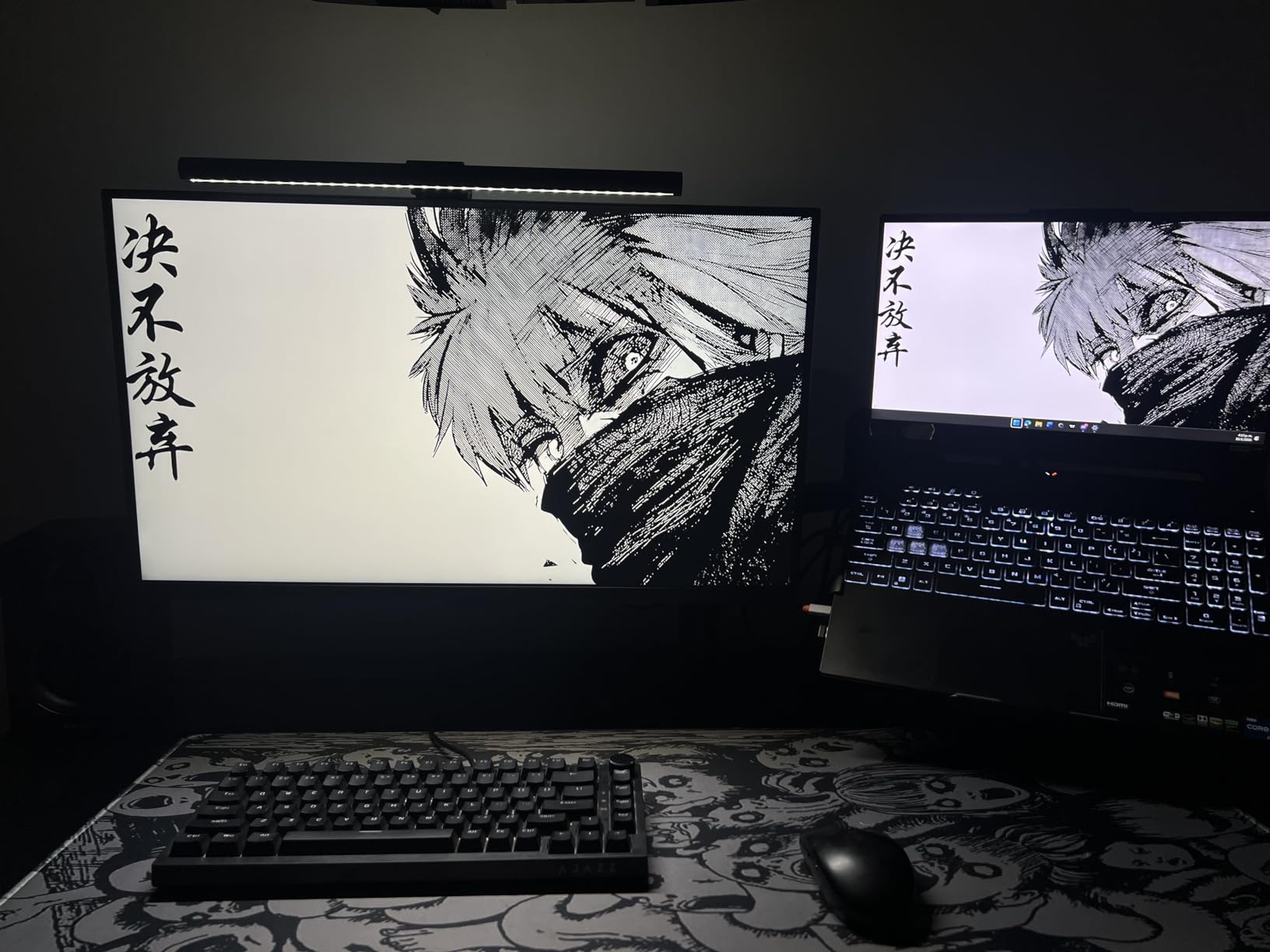 OOWOLF Monitor Light Bar with Remote, Ra95 Computer Monitor Lamp for Eye Caring, USB Reading Lamp Task Lamp, Dimmable Light Bar with Backlight, No Glare Space Saving Home Office 16.14