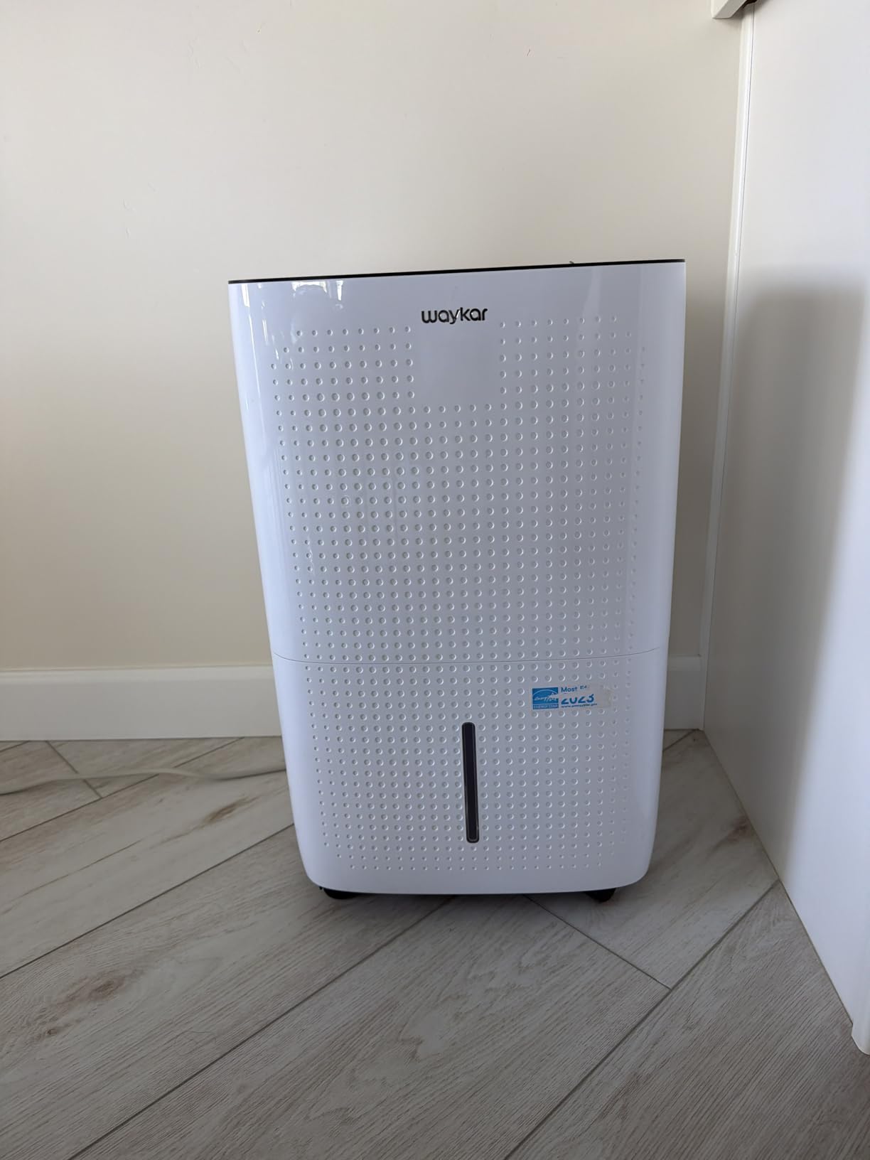 Waykar 80 Pints 2025 Energy Star Dehumidifier for Spaces up to 5,000 Sq. Ft for Basement and Home, Large Room with Drain Hose and 1.14 Gallons Water Tank customer photo 2