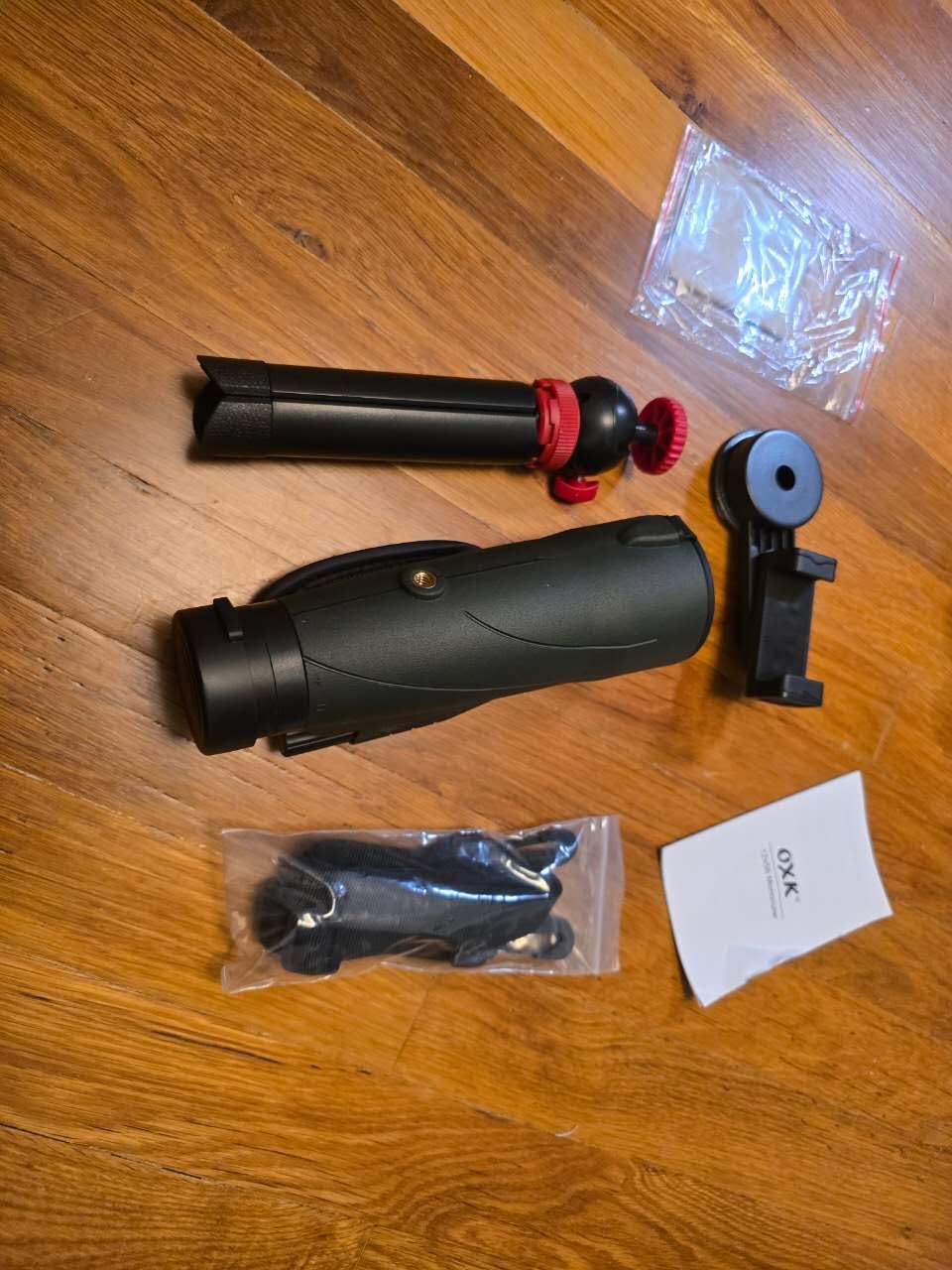 12x56 High Power Monocular Telescope for Adults | Comes with Smartphone Adapter Tripod Travel Bag | Bird Watching Hunting Hiking Camping Gift - Green customer photo 1