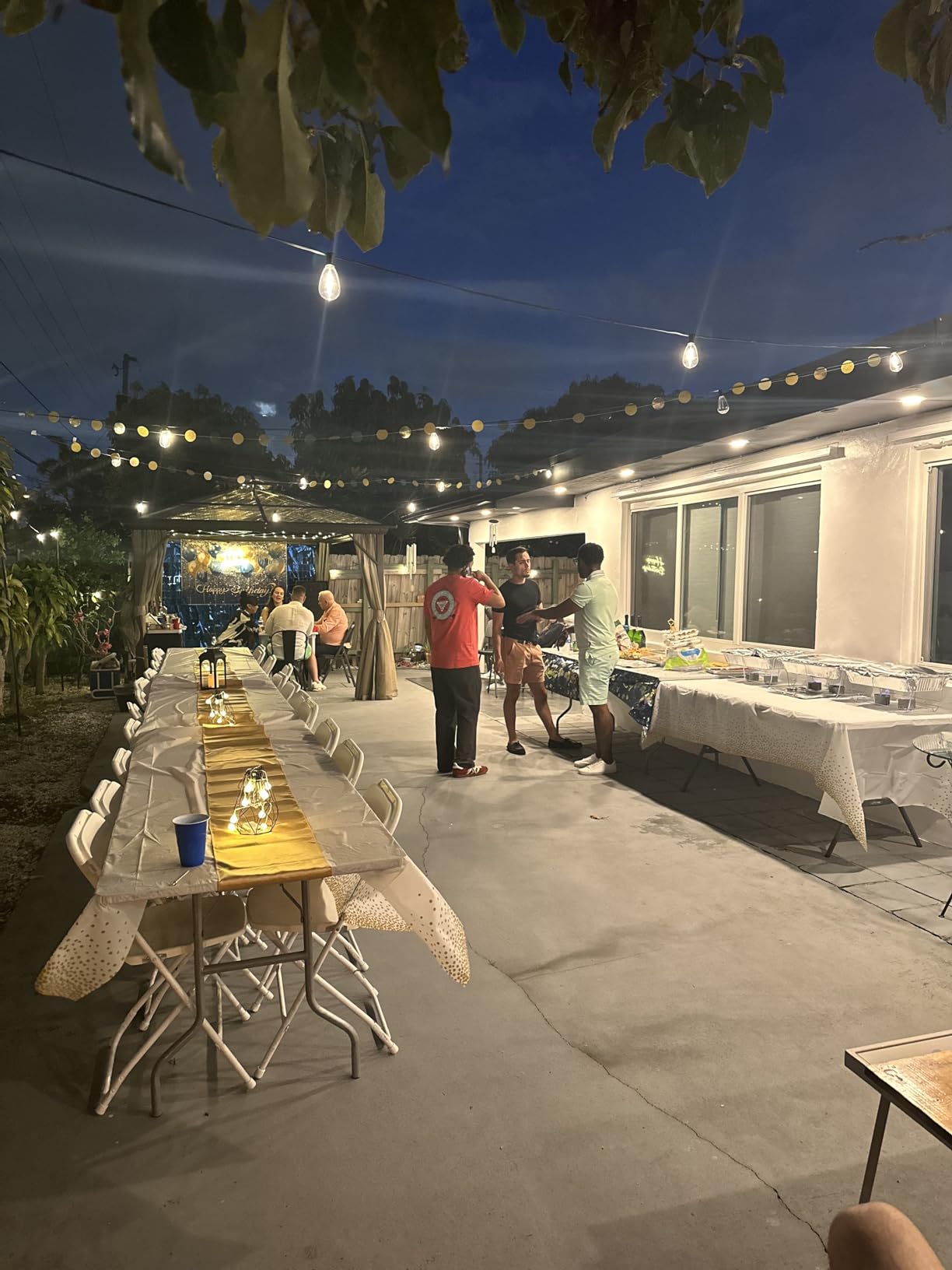 FBZ 100Ft Outdoor Waterproof LED Strip Lights, Music Sync RGB IP65 Led Lights with App Control and Remote, Color Changing Waterproof Led Rope Lights for Outdoor, Balcony, Roof, Garden, Stairs Party customer photo 2