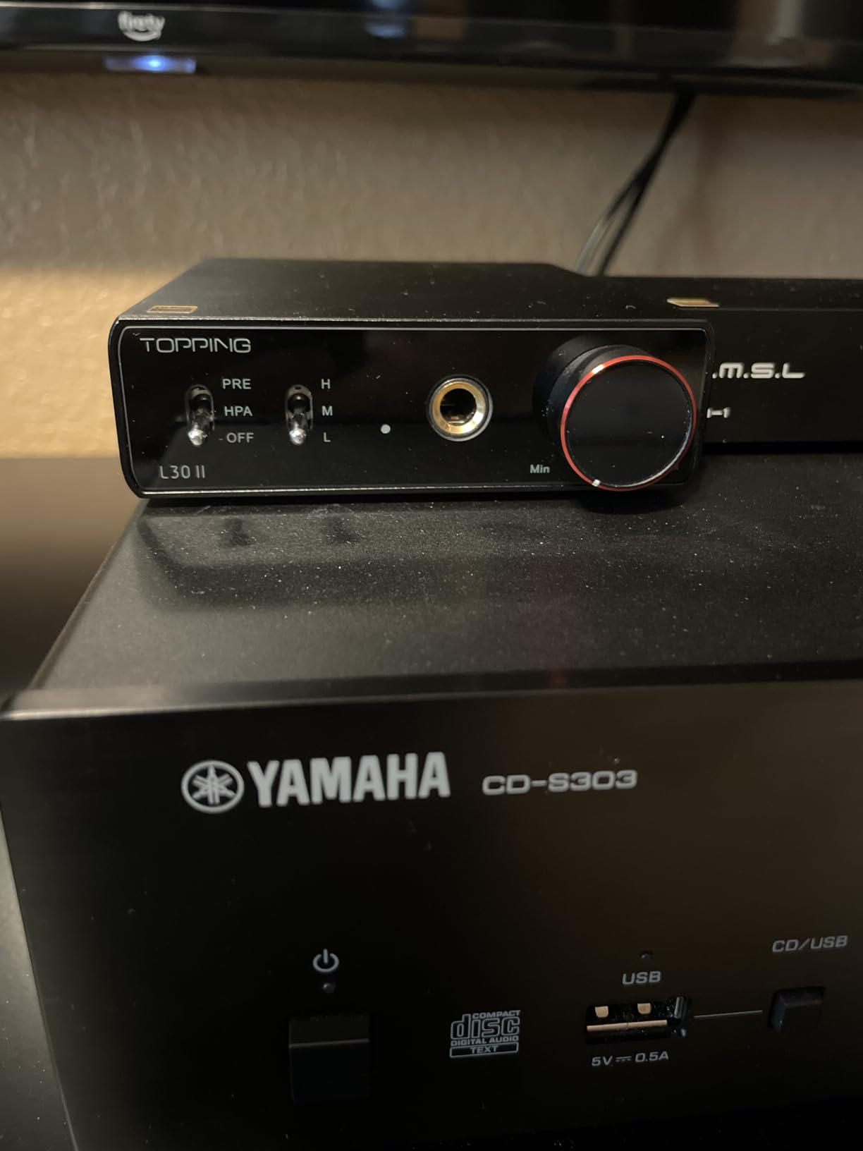 TOPPING L30II NFCA Linear Headphone Amp - 6.35mm Jack 3.5mm Adaptor RCA Input and Output 37Vpp high Output Voltage Mini HiFi Amp Audio Hi-Res Preamplifier (Black) customer photo 1