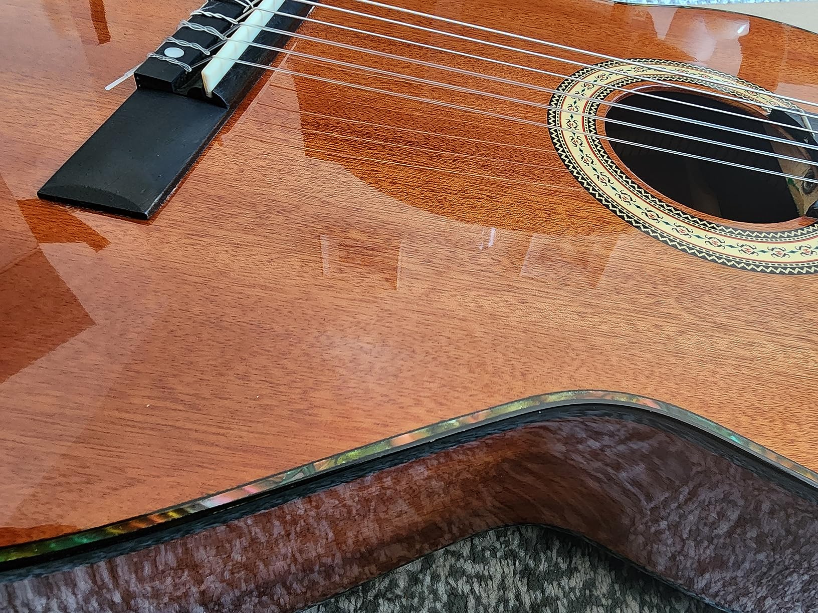 Classical Guitar 4/4, 39 Inch Full Size Nylon String Guitar for Beginner Adults, Sapele Brown by Vangoa customer photo 2