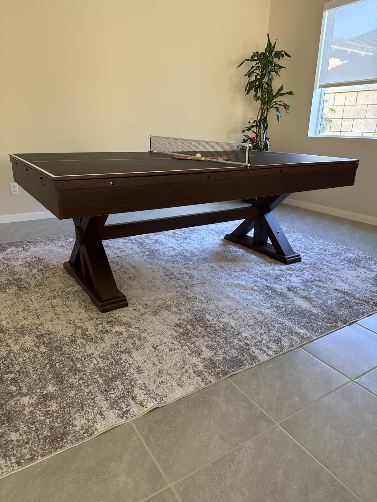 Freetime Fun 7 FT 3 in 1 Multi Game Pool Table with Dining Top, Pool Table Ping Pong Table Combo customer photo 1