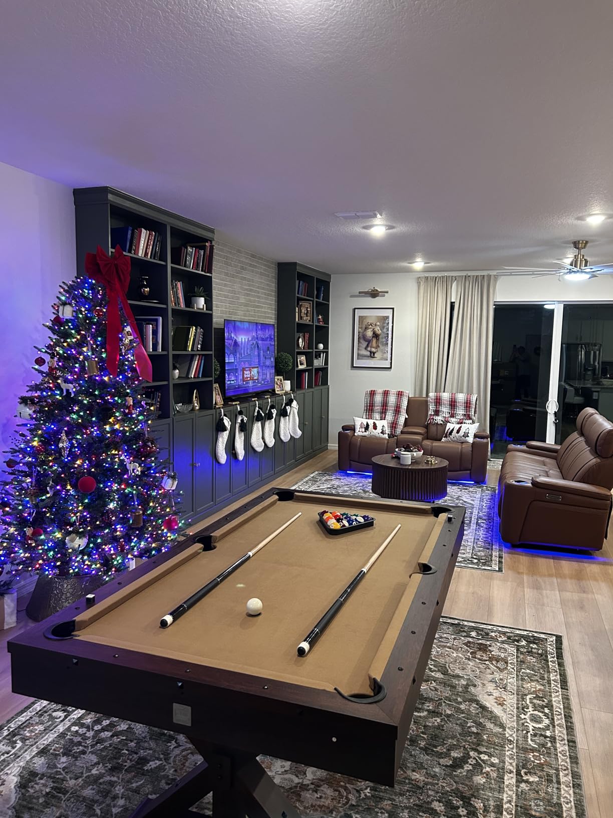 Freetime Fun 7 FT 3 in 1 Multi Game Pool Table with Dining Top, Pool Table Ping Pong Table Combo customer photo 2