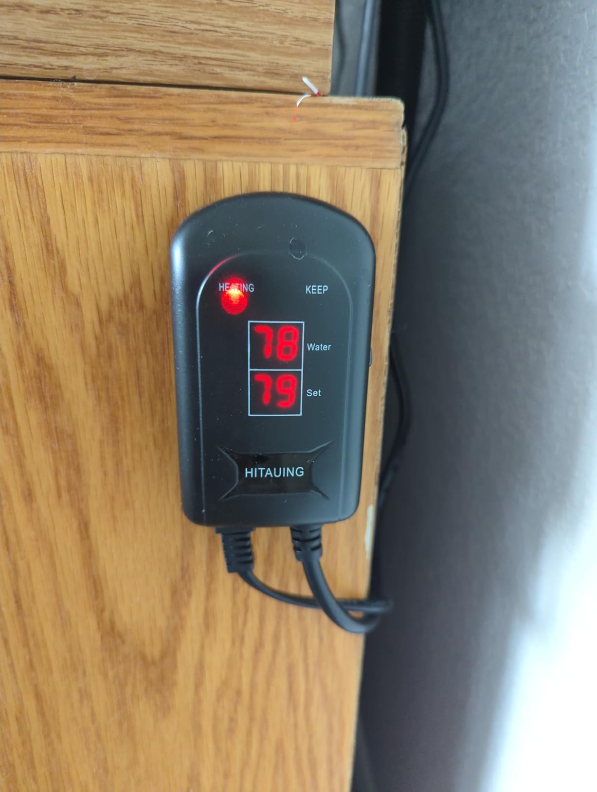 HiTauing Aquarium Heater, 300W Fish Tank Heater with LED Digital Display & 5 Safety Protection, Submersible Aquarium Heater for 40-75 Gallon Fish Tank customer photo 1