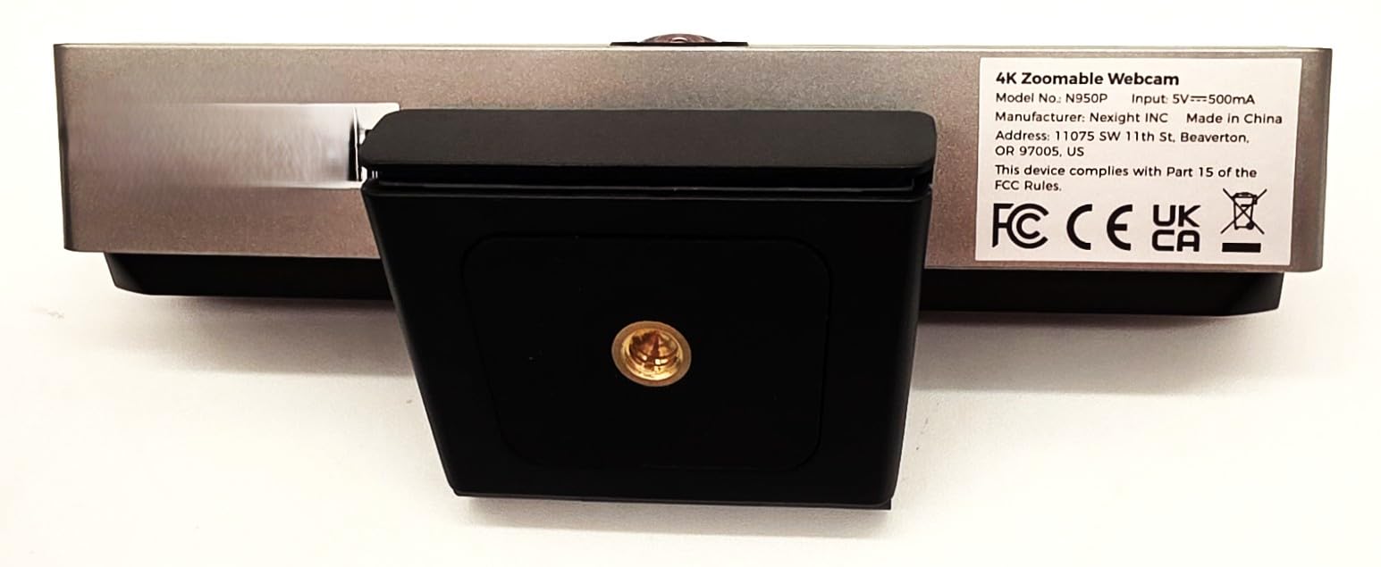 Zoom Certified, NexiGo N950P (Gen 2) 4K Zoomable Webcam, RF Remote, Sony_Starvis Sensor, 5X Digital Zoom, Pro Web Camera with Dual Stereo Mics customer photo 2