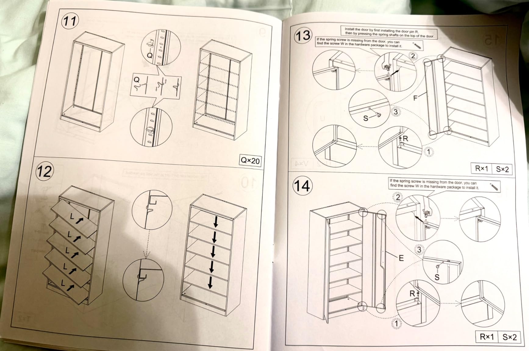 SISESOL Metal Storage Cabinet with 2 Doors and 6 Shelves, Black Metal Cabinet with Lock, 71