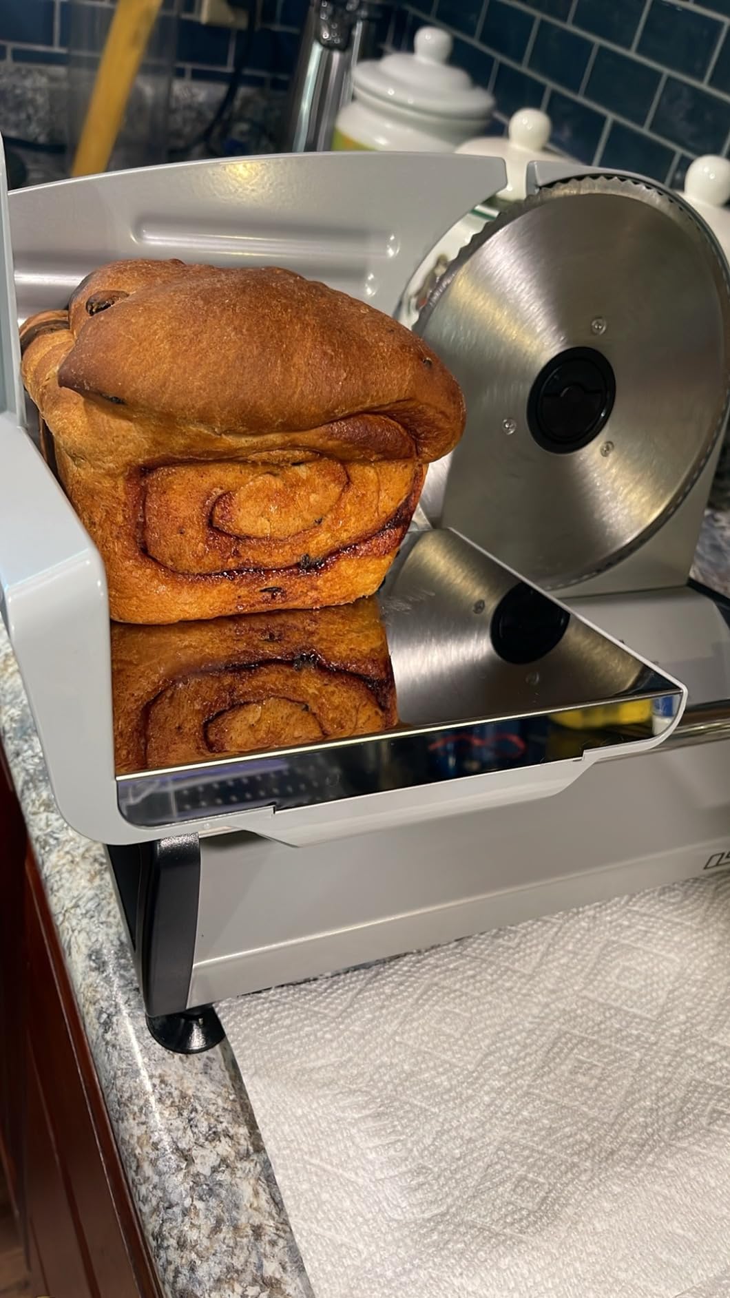 Meat Slicer 200W Electric Deli Food Slicer with 2 Removable 7.5