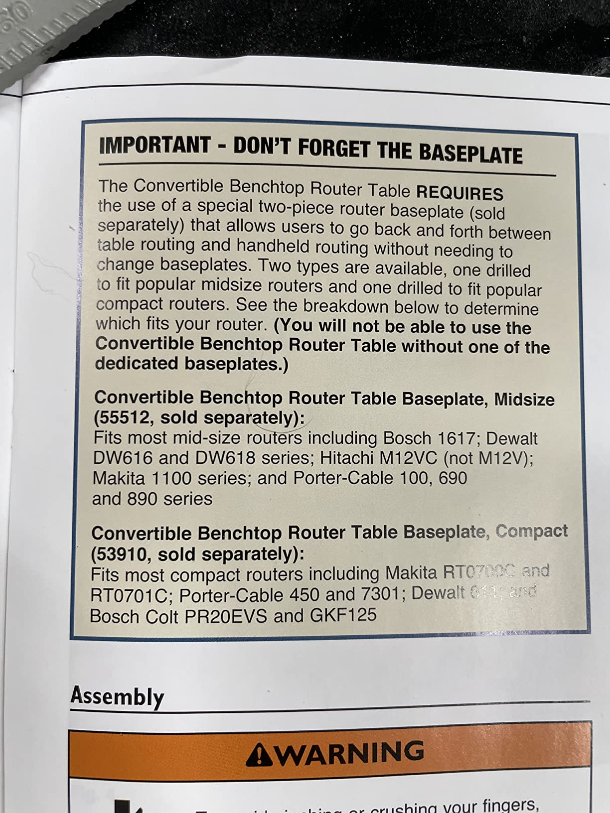 Rockler Convertible Benchtop Router Table - 4 Modes in 1 Table customer photo 2