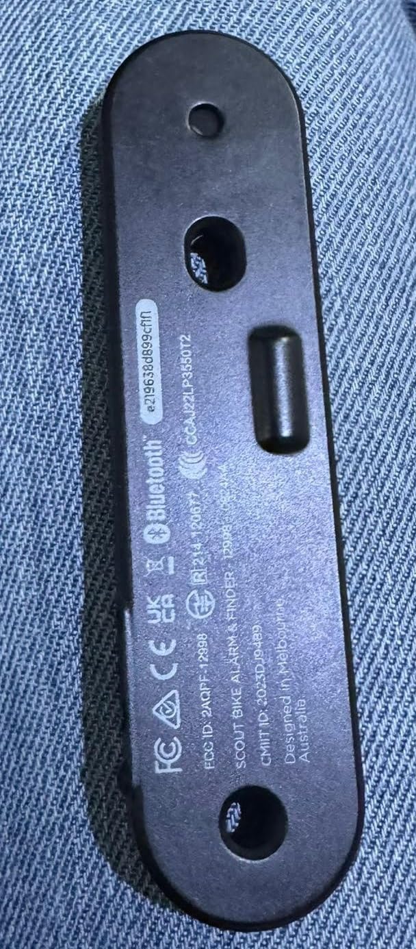 Scout Bike Alarm & Finder - 85db Alarm, iOS 'Find My' Tracking - Motion-Activated Bicycle Deterrent Alarm with Loud Audio Alert & Locator customer photo 2