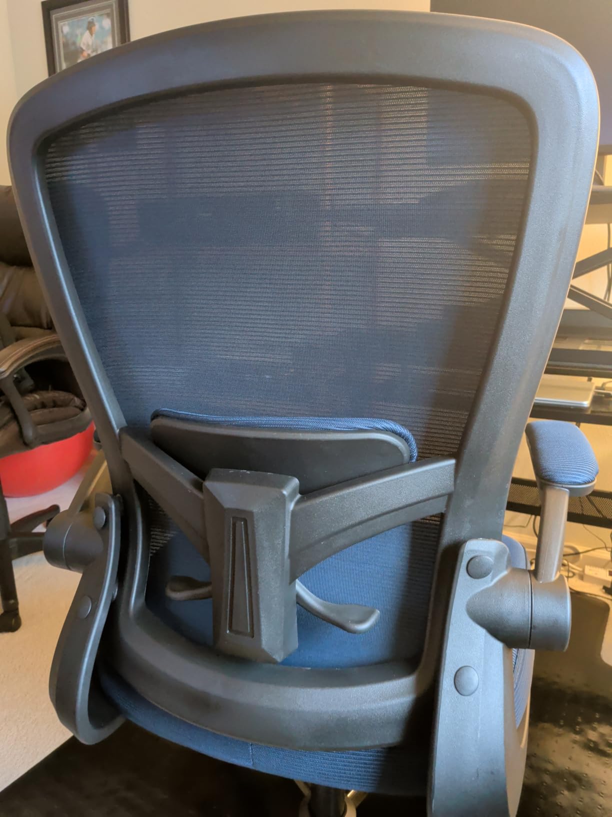 FelixKing Office Chair, Ergonomic Desk Chair Breathable Mesh Chairs Adjustable High Back Lumbar Support Flip-up Armrests, Executive Rolling Swivel Comfy Computer Chairs Home Office Black customer photo 1