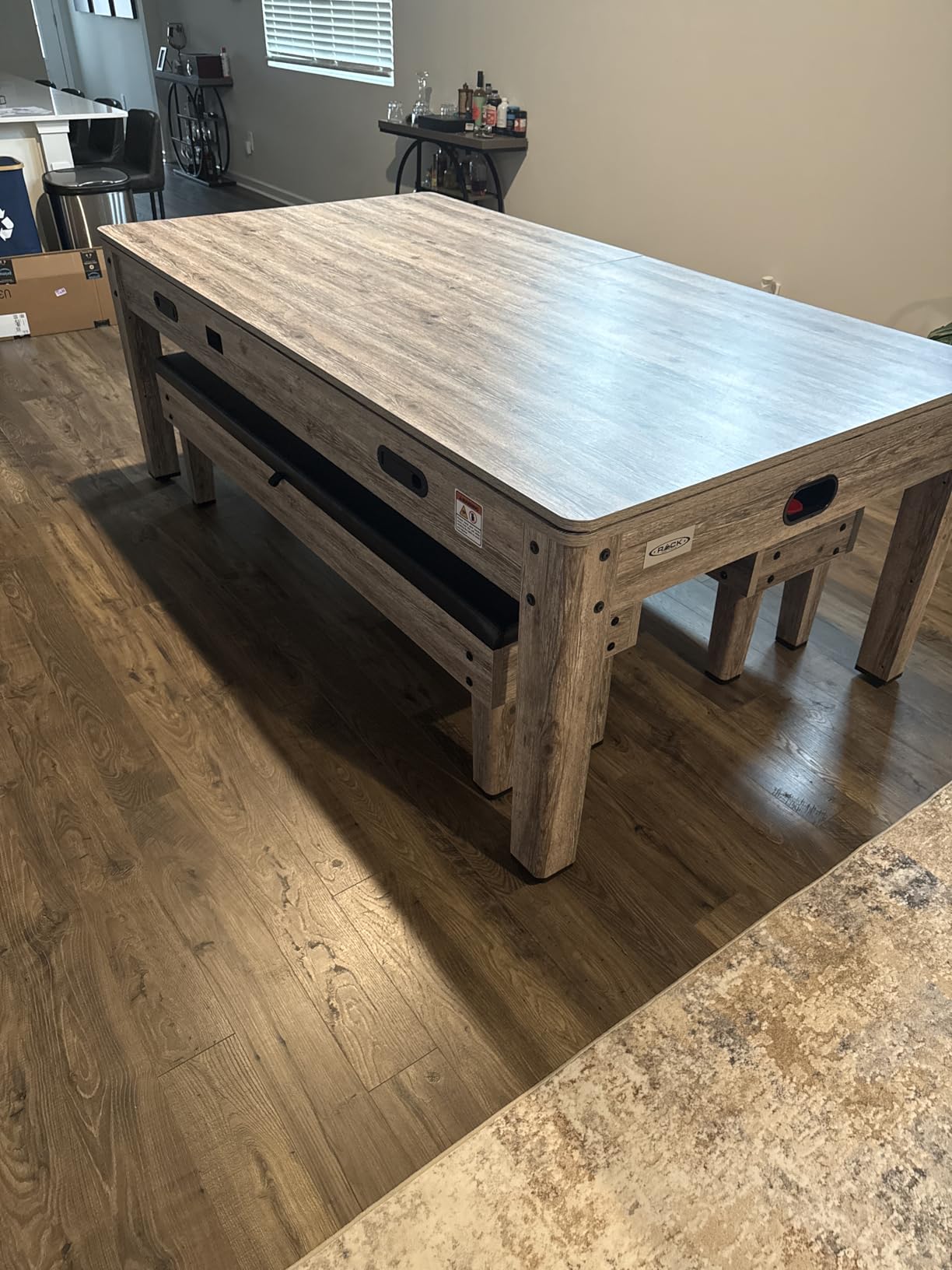 RACK Luxor 7.5-Foot 4-in-1 Multi-Game Swivel Billiard/Pool Table - Pool, Table Tennis, Air Hockey & Dining Table customer photo 2