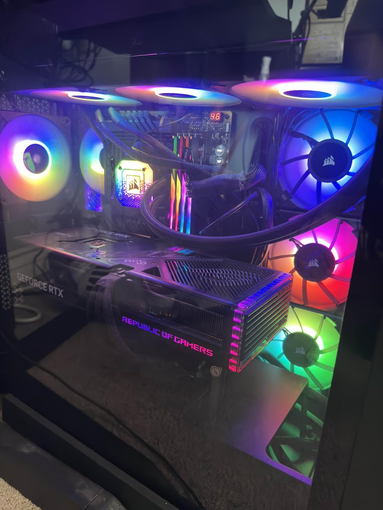 ASUS ROG Strix GeForce RTX 4090 OC Edition Gaming Graphics Card (PCIe 4.0, 24GB GDDR6X, HDMI 2.1a, DisplayPort 1.4a) customer photo 1