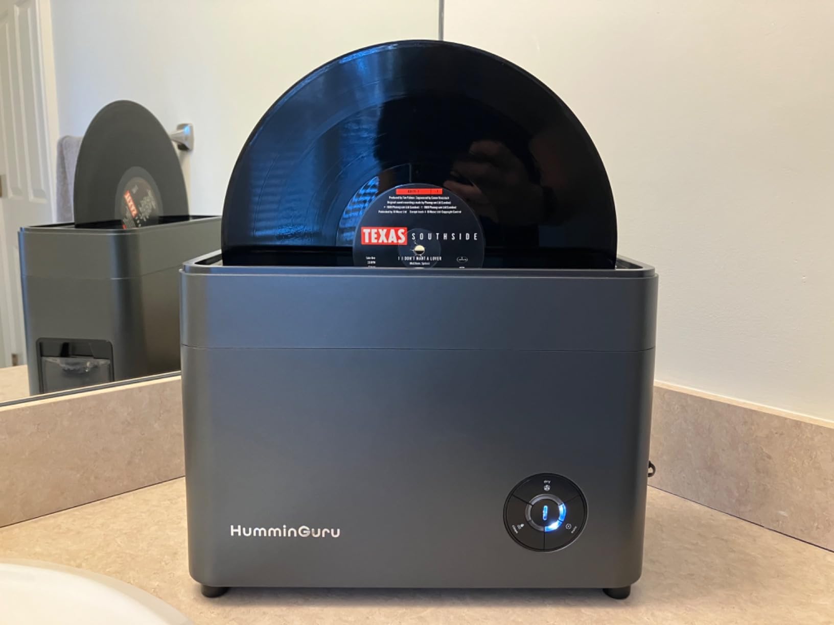 HumminGuru Ultrasonic Vinyl Record Cleaner- 40kHz Ultrasonic Vinyl Record Cleaning Machine with Auto Drying, Vinyl Record Cleaner Kit with Filters, 1Y Warranty (HG01 7/10/12 Inch) customer photo 2