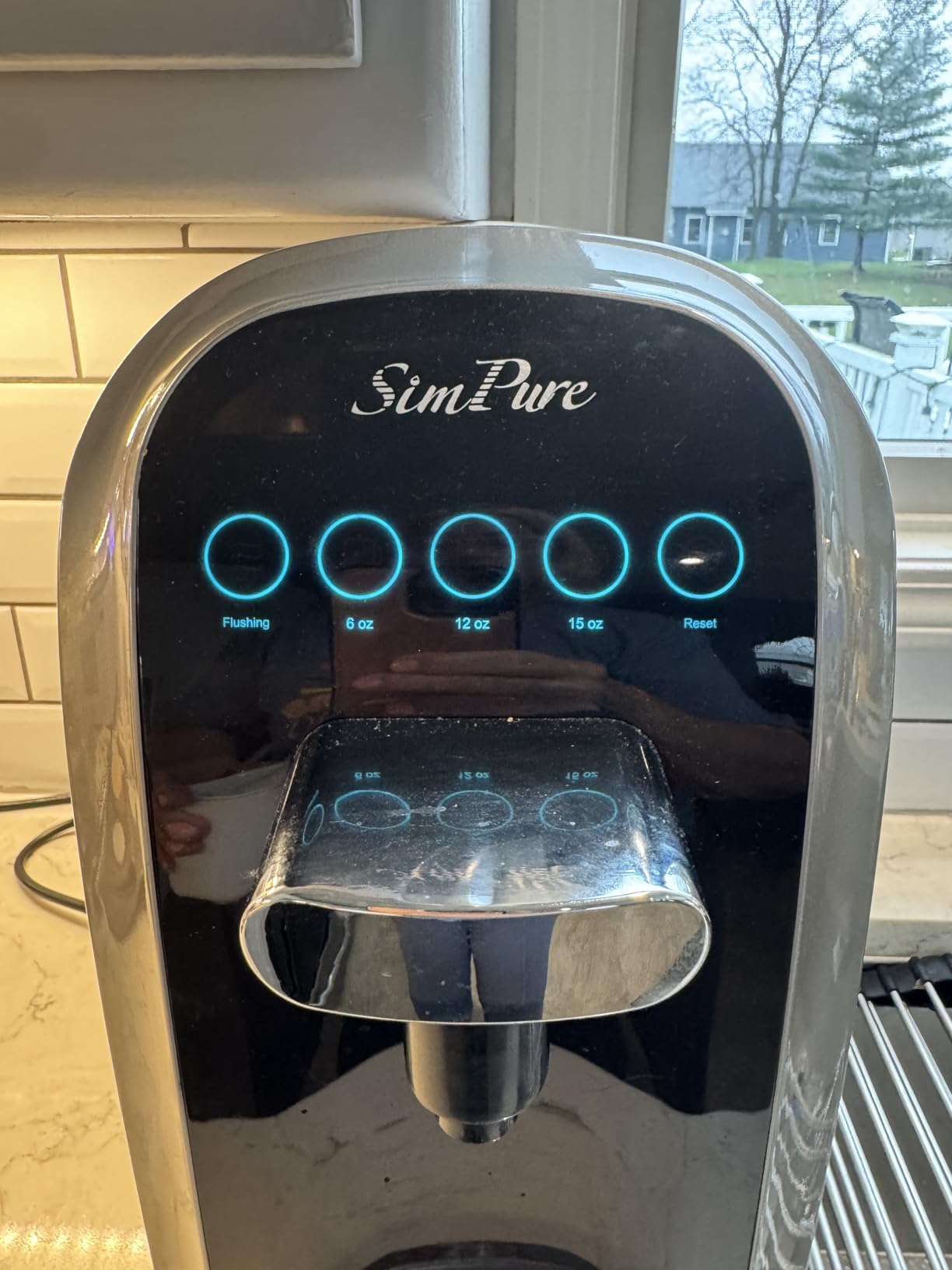 SimPure Y7P-BW UV Countertop Reverse Osmosis Water Filter, NSF/ANSI 58 Certified, 5 Stage RO Water Filtration System, Water Purifier for Home, No Installation, 4: 1 Pure to Drain, Classic Pure Taste customer photo 1