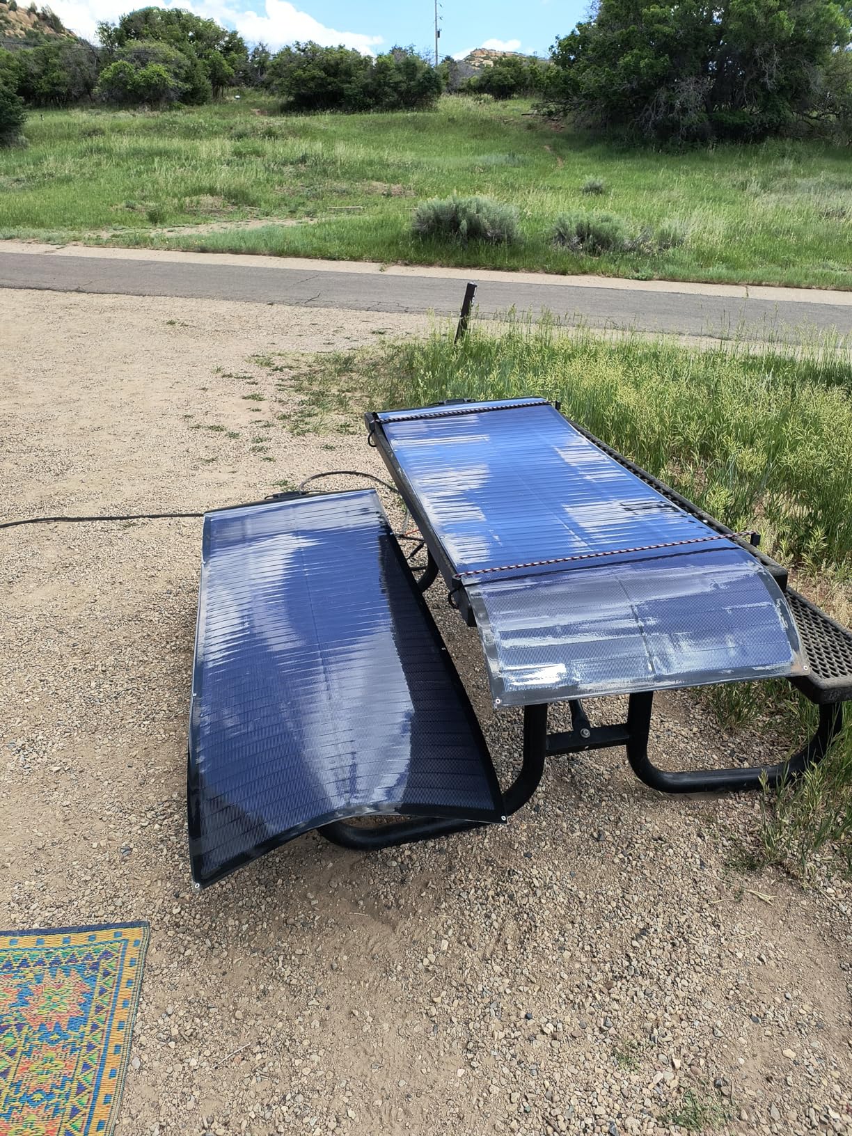 BougeRV Yuma 200W CIGS Thin-Film Flexible Solar Panel, The Most Flexible Anti-Shading Solar Panel with Pre-Punched Holes for Easy Installation customer photo 2