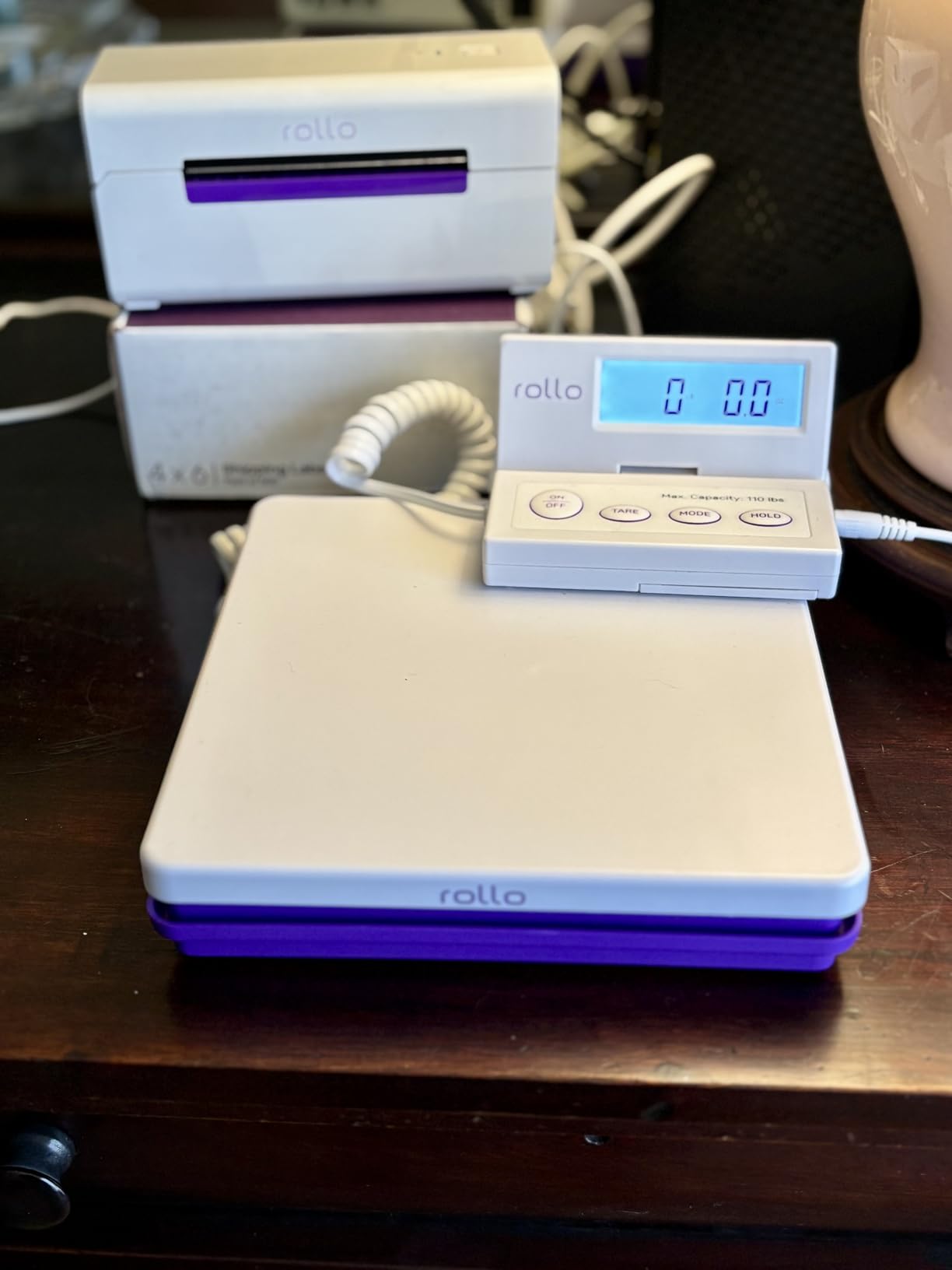 Rollo Shipping Scale for Packages - Digital Shipping Postal Scale (110 Lb Max) - Hold and Tare Functions customer photo 1