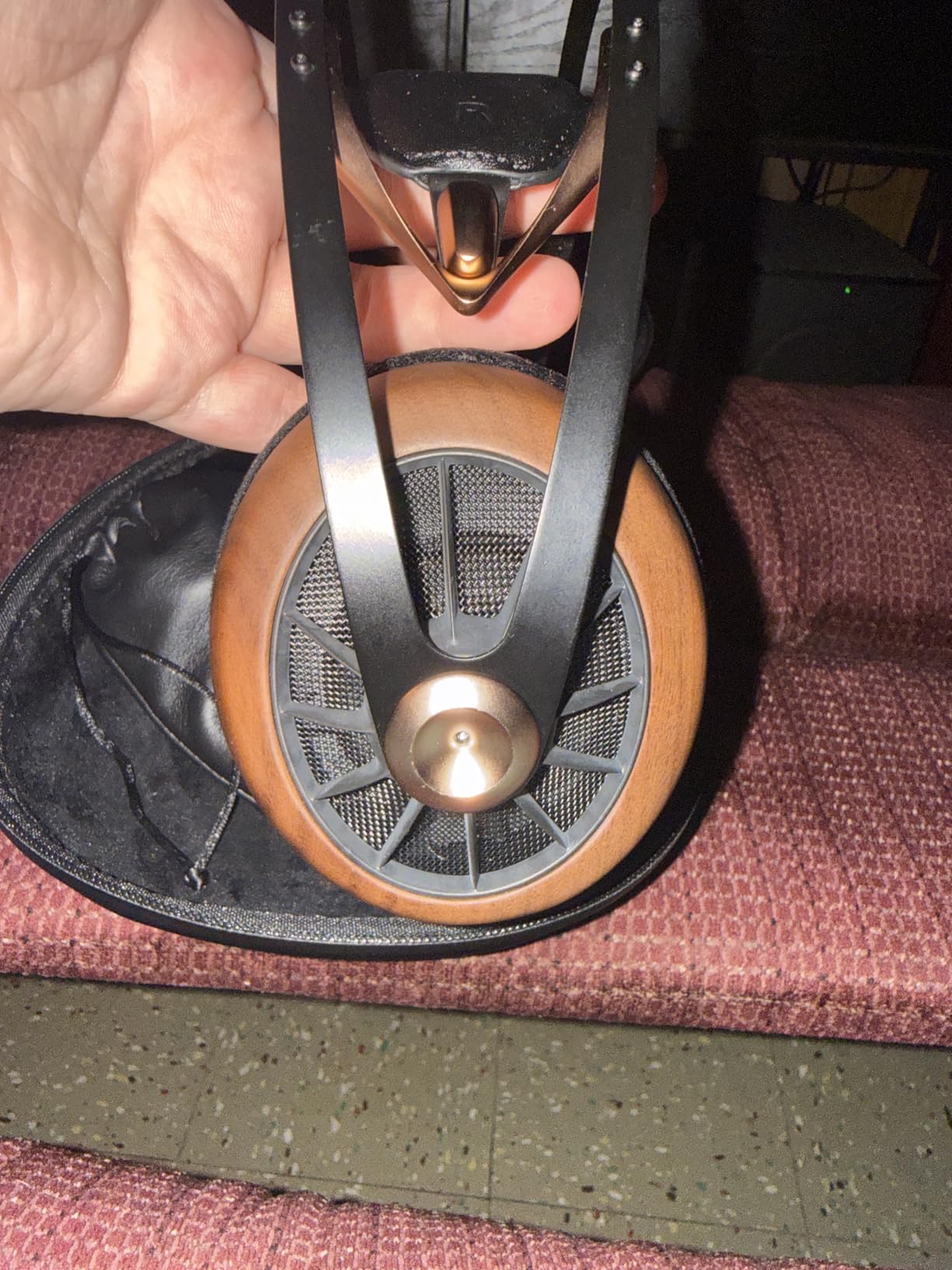 MEZE AUDIO 109 PRO | Wired Over-The-Ear Walnut Wood Audiophile Open-Back Headphones | 50mm Dynamic Drivers customer photo 1