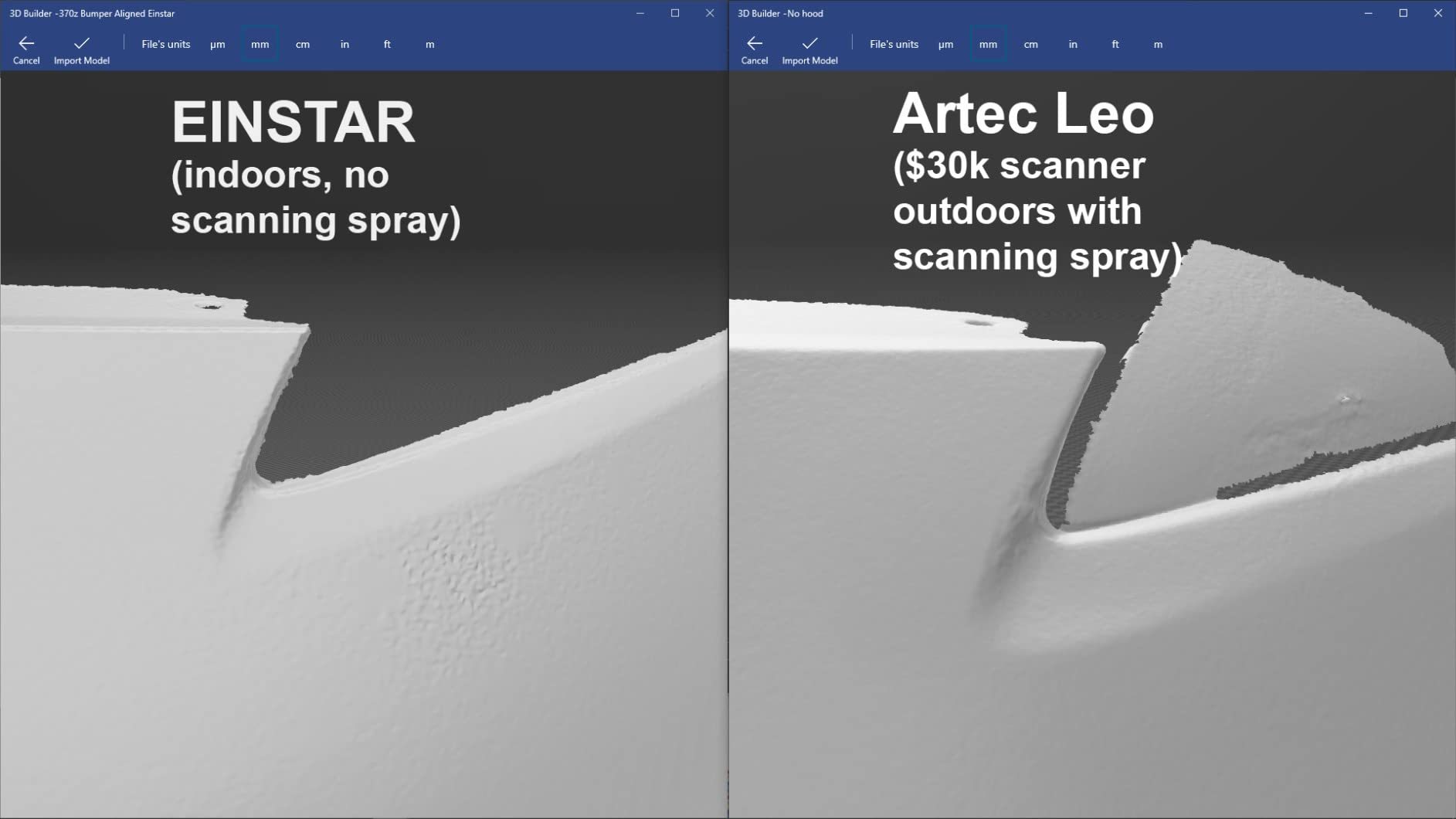 Shining 3D Einstar Handheld 3D Scanner with Detail-Oriented Enhancement Technology Support Scanning Hair and Body, Up to 14FPS Scanning Speed High Quality Collecting Data 3D Scanner for 3D Printer customer photo 1