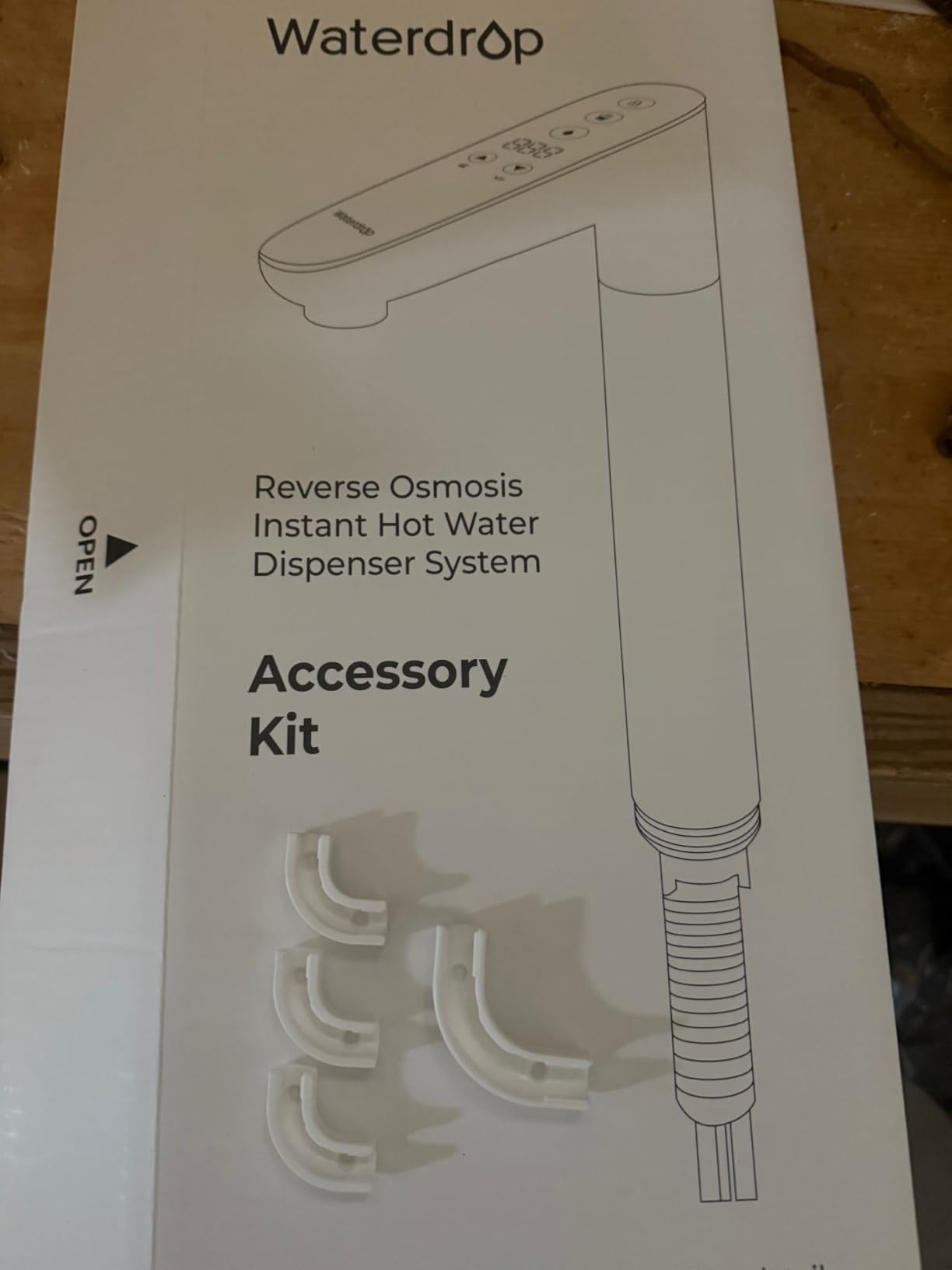 Waterdrop KJ600 Reverse Osmosis System, Instant Hot Water Dispenser, 600 GPD, Tankless, Under Sink, Smart Faucet customer photo 2