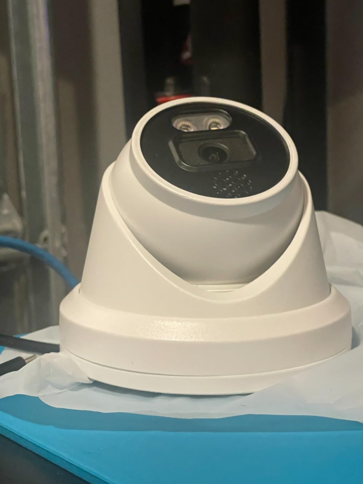 Real HD 6MP PoE IP Vandal Dome Security Camera Outdoor, 2.8mm Wide Angle, H.265, IP67 IK10, Support Firmware Upgrade, Compatible with NVR, NDAA Compliant customer photo 2