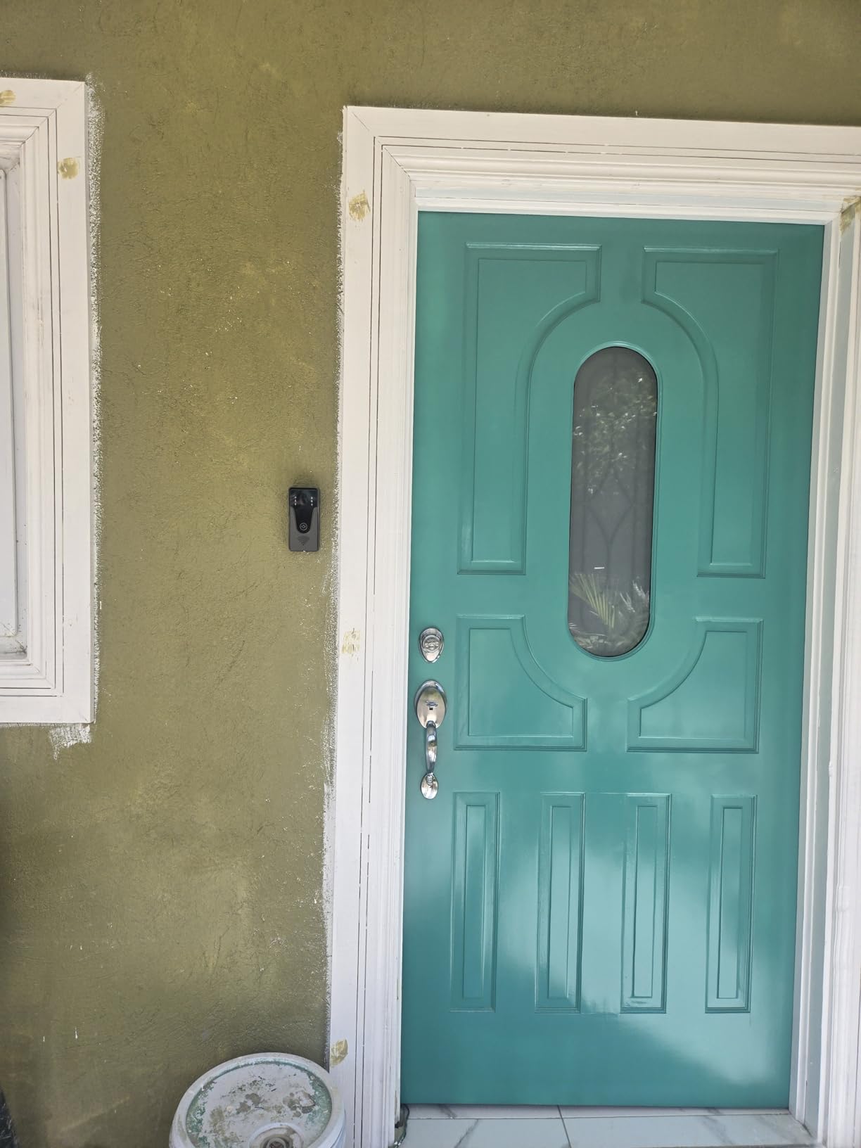 Wireless IP Video Doorbell Intercom System, WiFi 7 Inch Monitor with Metal HD Door Camera (Wired Power), Video Intercom with 32G Card Record, APP Remote 2-Way Audio, Unlock for Home Security System customer photo 2