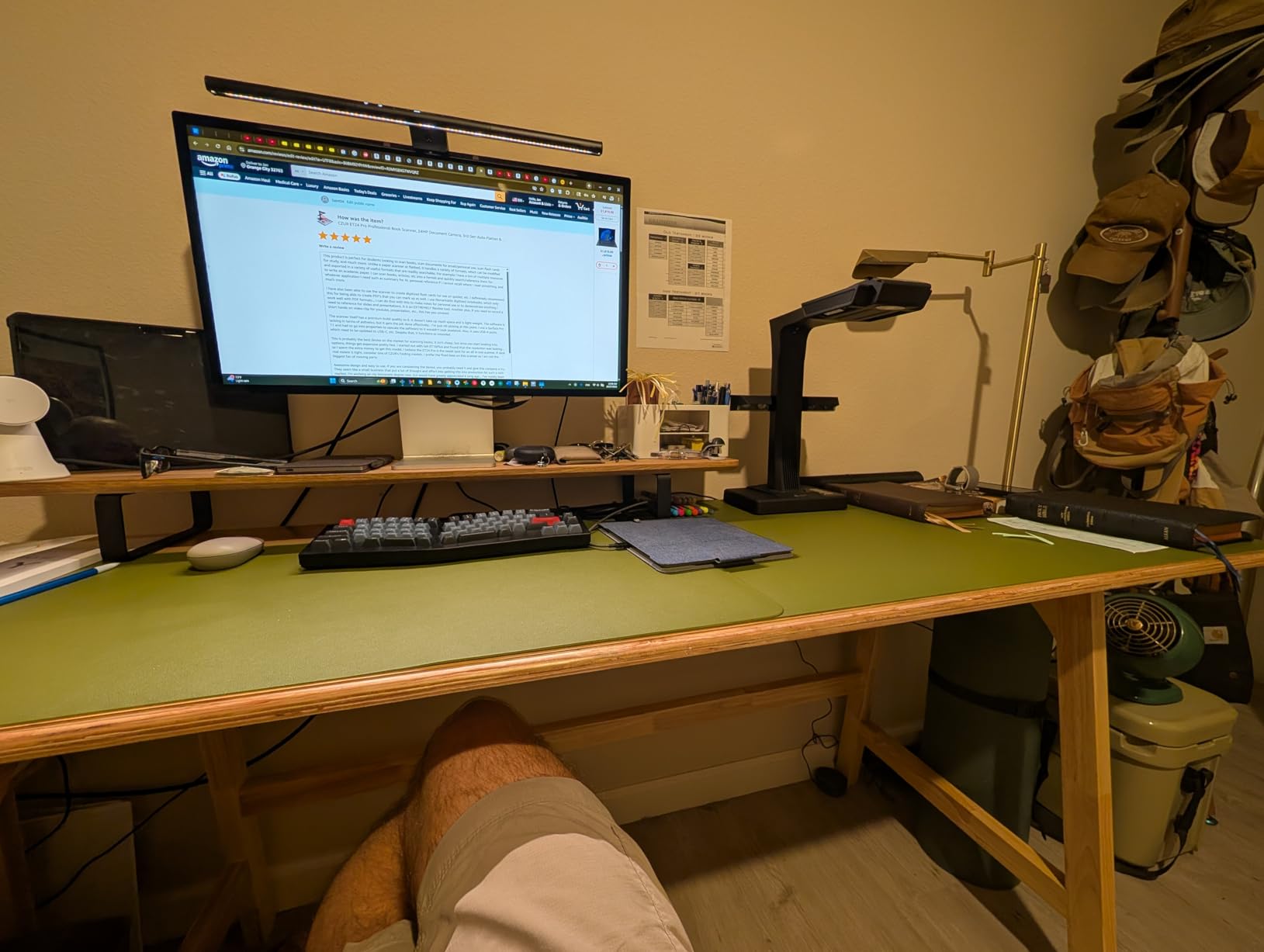 CZUR ET24 Pro Professional Book Scanner, 24MP Document Camera, 3rd Gen Auto-Flatten & Deskew Tech, A3 Document Scanner, 180+ Languages OCR customer photo 1