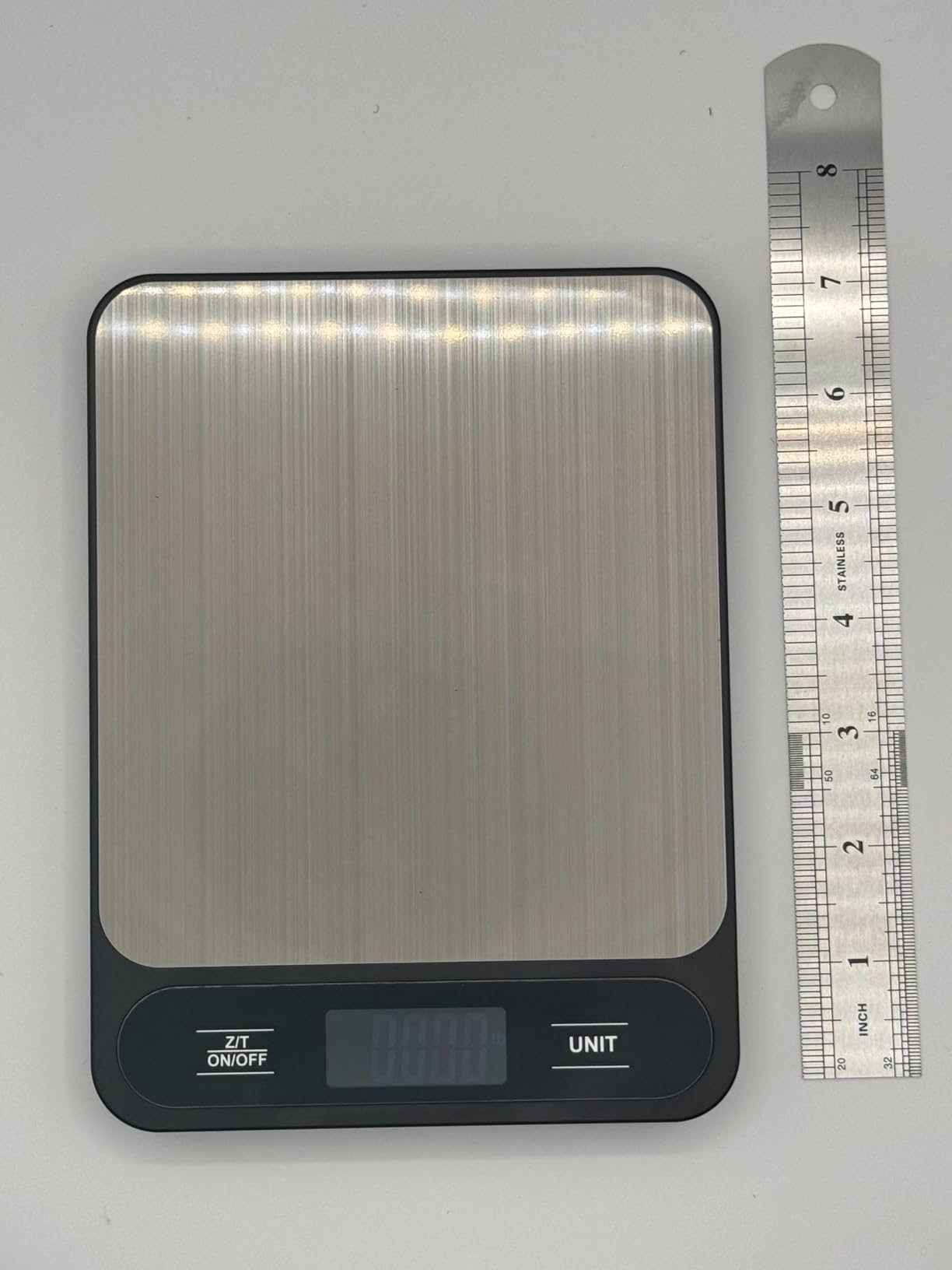 Mik-Nana Food Scale, 10kg/22lb Digital Kitchen Scale Weight Grams and Ounces for Baking Cooking Coffee Package Postage, 6 Units with Tare Function, LCD Display, Easy Clean Stainless Steel customer photo 1