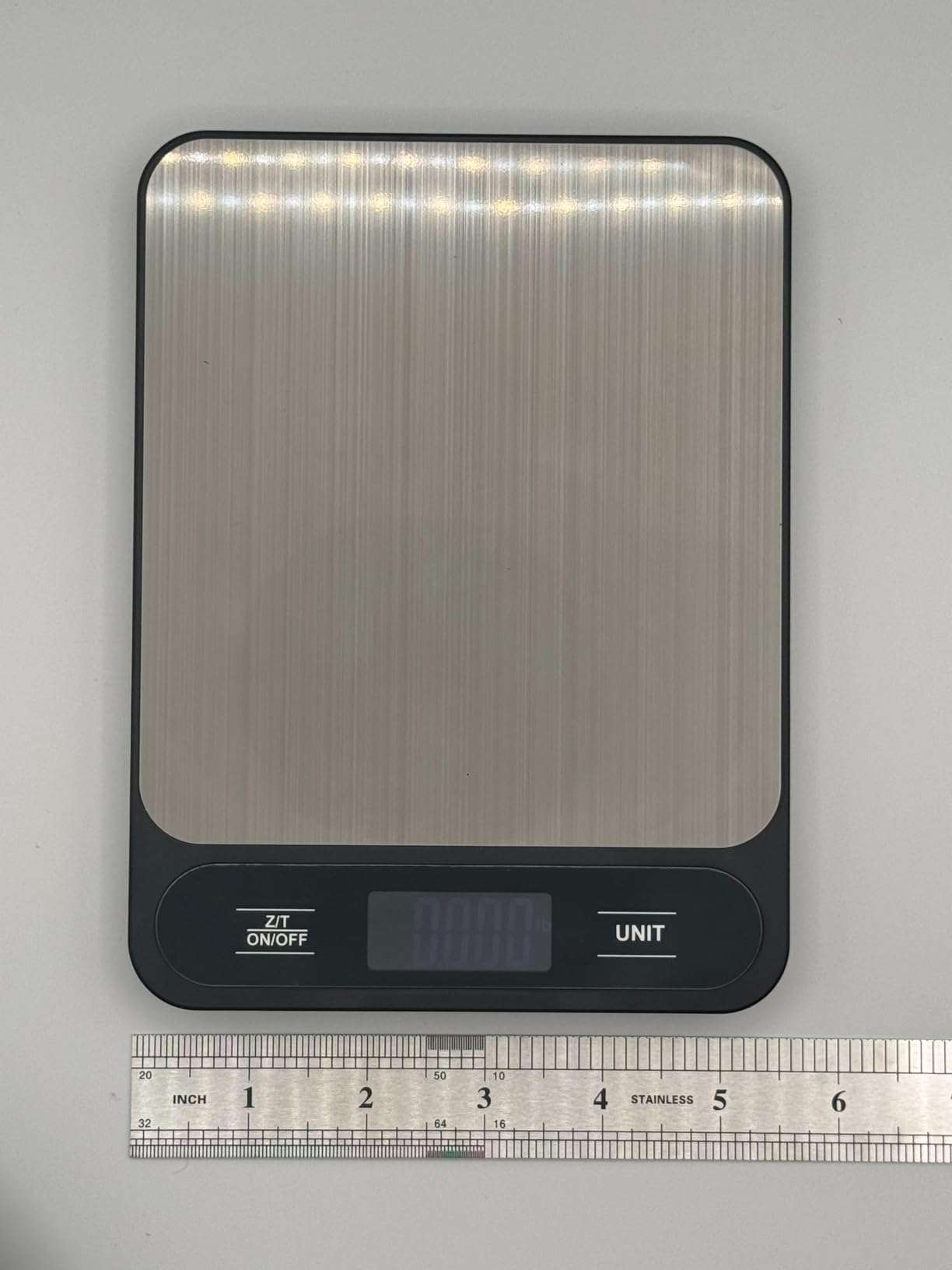 Mik-Nana Food Scale, 10kg/22lb Digital Kitchen Scale Weight Grams and Ounces for Baking Cooking Coffee Package Postage, 6 Units with Tare Function, LCD Display, Easy Clean Stainless Steel customer photo 2