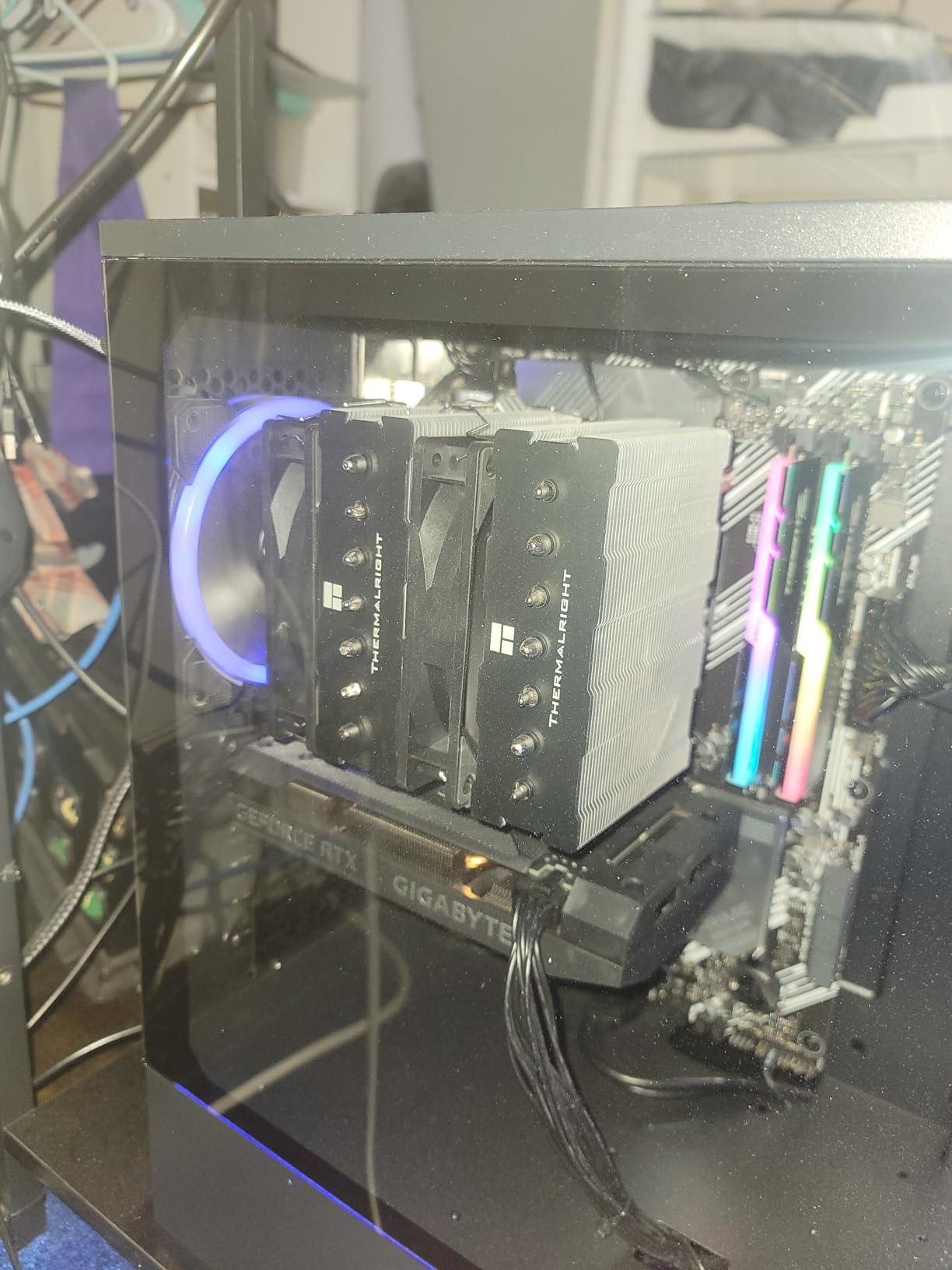 Thermalright PS120SE CPU Air Cooler, 7 Heat Pipes CPU Cooler, Dual 120mm TL-C12B V2 PWM Fan, AGHP 4.0 Technology, S-FDB Bearing, for AMD AM4 AM5/Intel 1700/1150/1151/1200/1851, PC Cooler customer photo 1