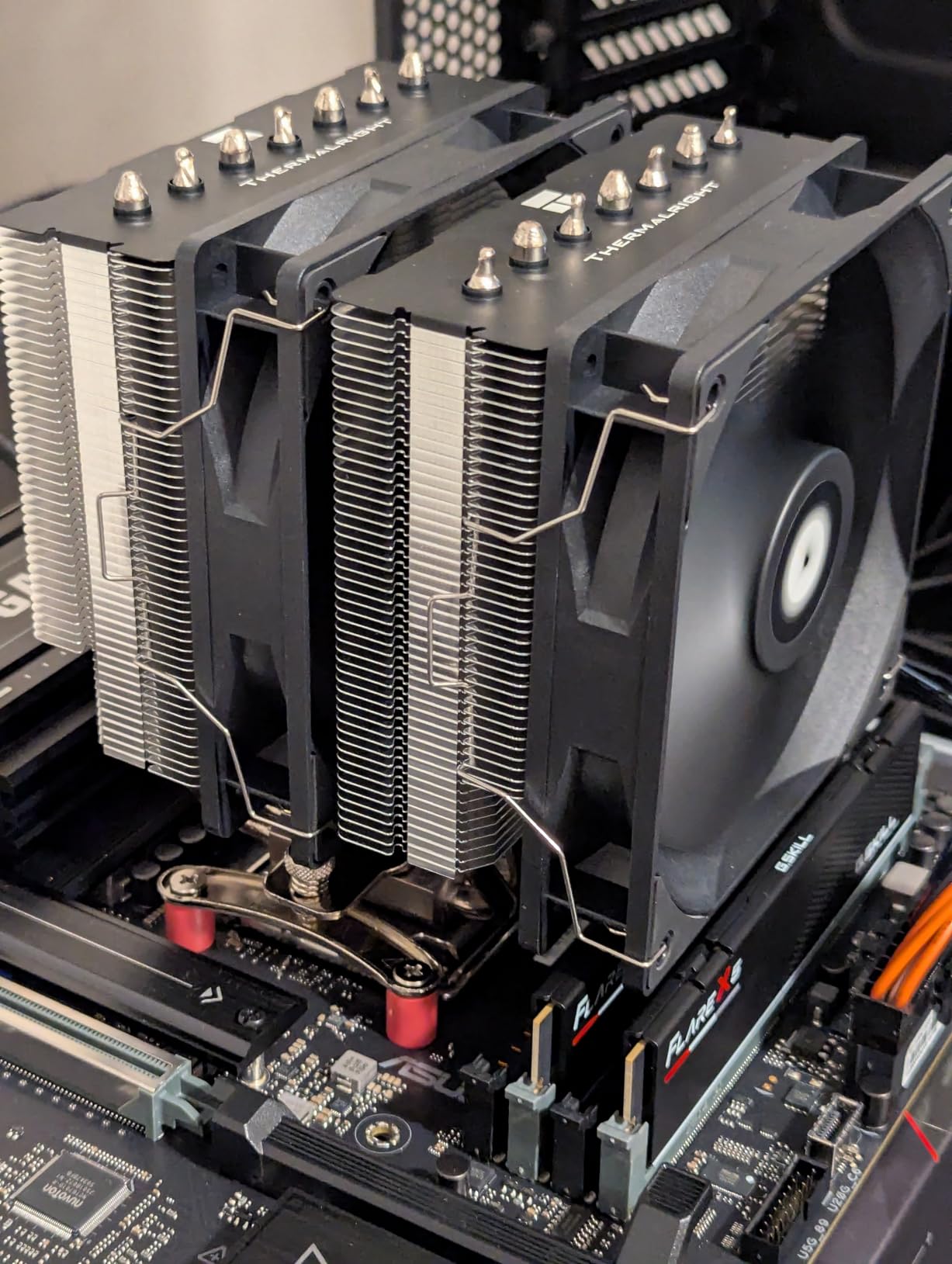 Thermalright PS120SE CPU Air Cooler, 7 Heat Pipes CPU Cooler, Dual 120mm TL-C12B V2 PWM Fan, AGHP 4.0 Technology, S-FDB Bearing, for AMD AM4 AM5/Intel 1700/1150/1151/1200/1851, PC Cooler customer photo 2