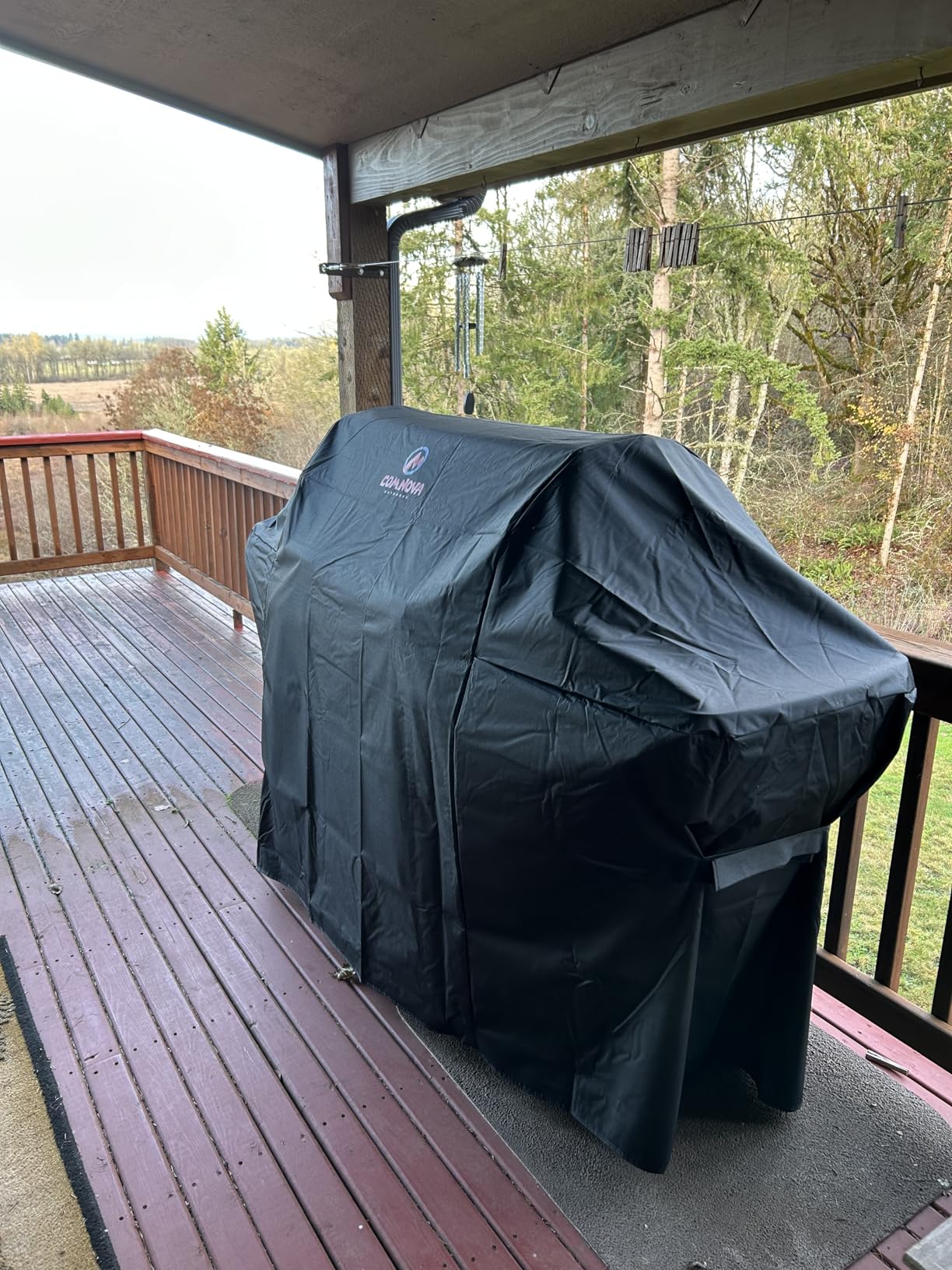 Comnova Grill Cover 72 Inch - 600D BBQ Cover for Outdoor Grill Heavy Duty and Waterproof, Large Barbecue Gas Grill Covers for Weber, Char-Broil, Nexgrill, Monument, Dyna-glo customer photo 1