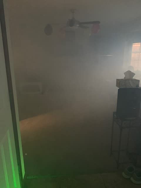 Haze Machine 500W Fog Machine, 6000 CFM Continuous Output with 1.2L Tank, DMX/Wireless/Manual Control, Low Noise for Stage DJ Halloween Wedding Christmas Party customer photo 1